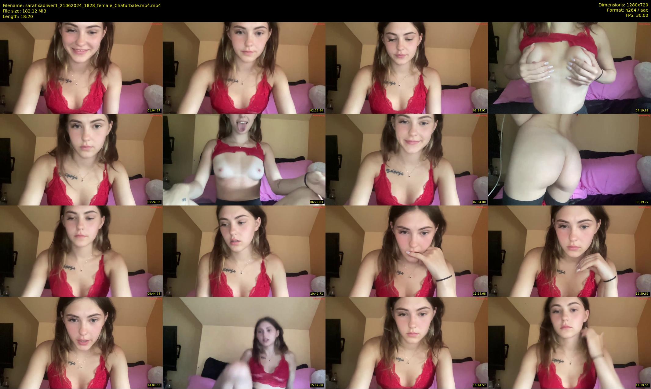 sarahxaoliver1 — 19 minute Chaturbate couple cam show recording, 720p, Jun 21, 2024
