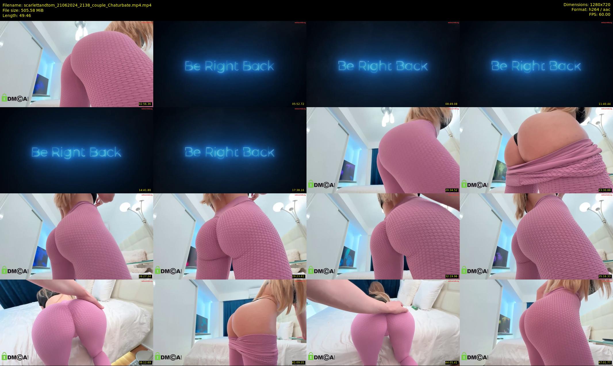 scarlettandtom — 50 minute Chaturbate couple cam show recording, 720p, Jun 21, 2024