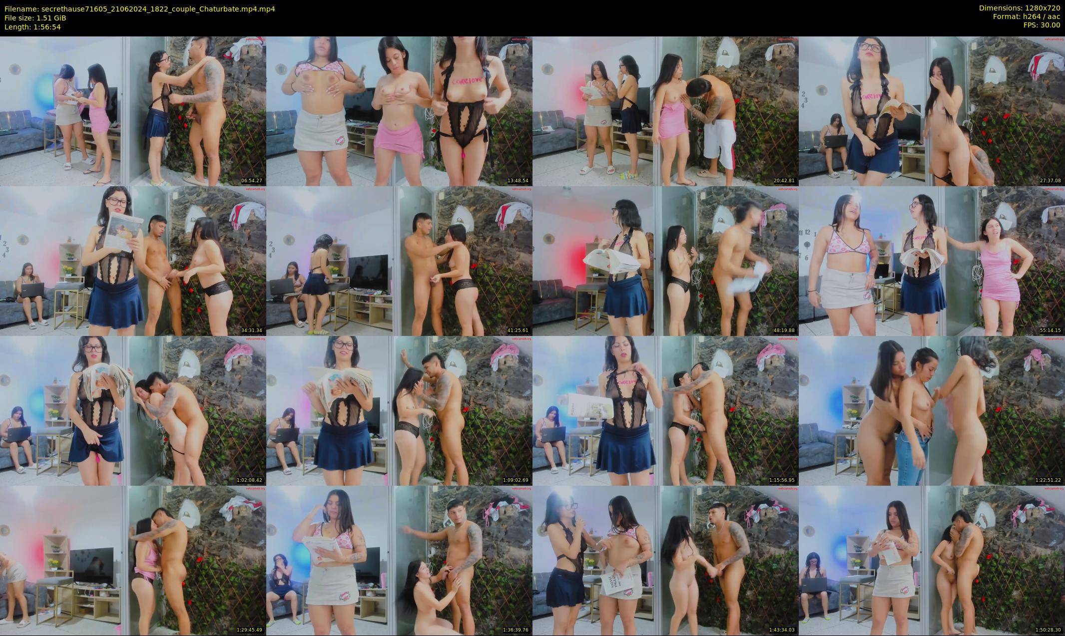 secrethause71605 — 117 minute Chaturbate couple cam show recording, 720p, Jun 21, 2024