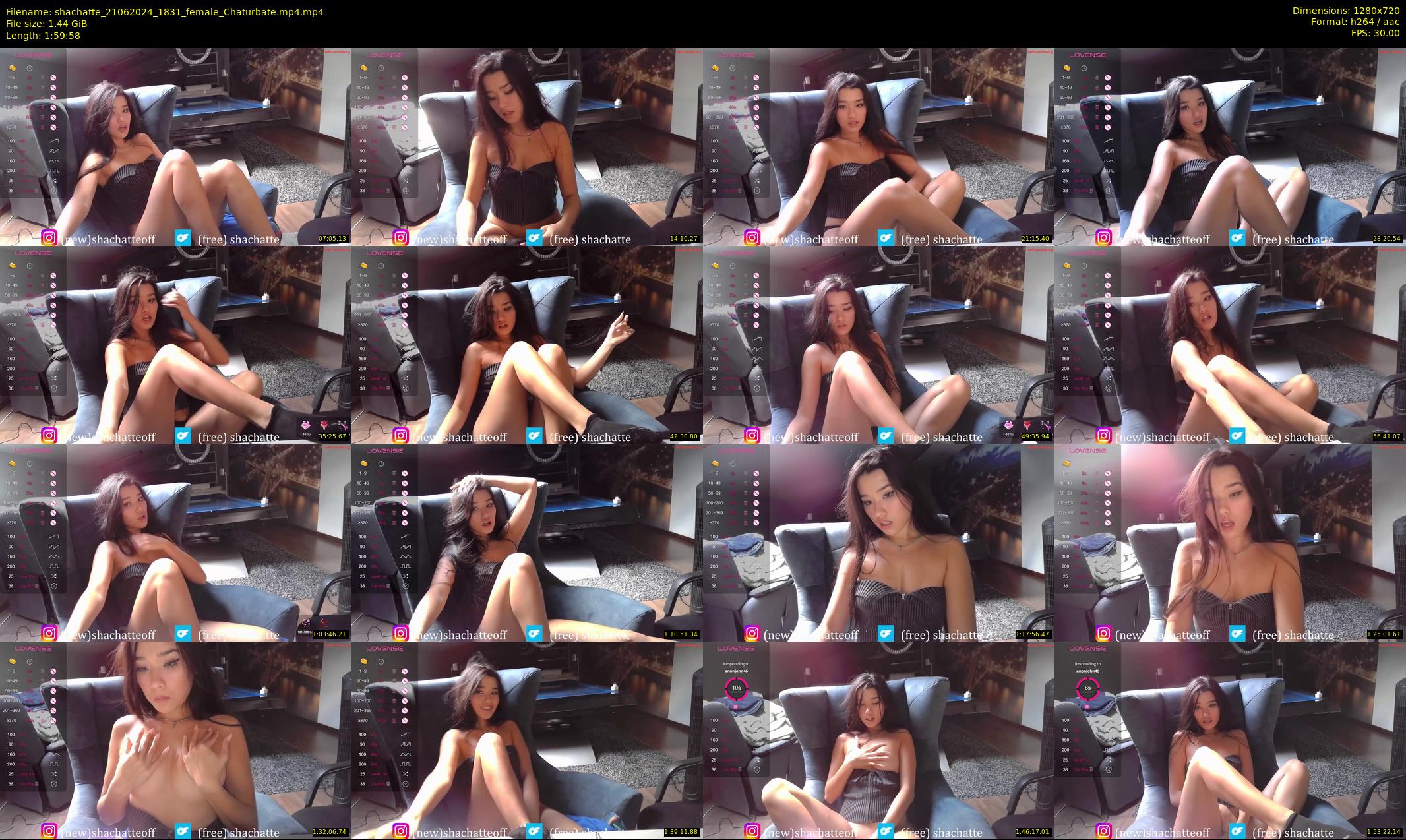 shachatte — 120 minute Chaturbate couple cam show recording, 720p, Jun 21, 2024