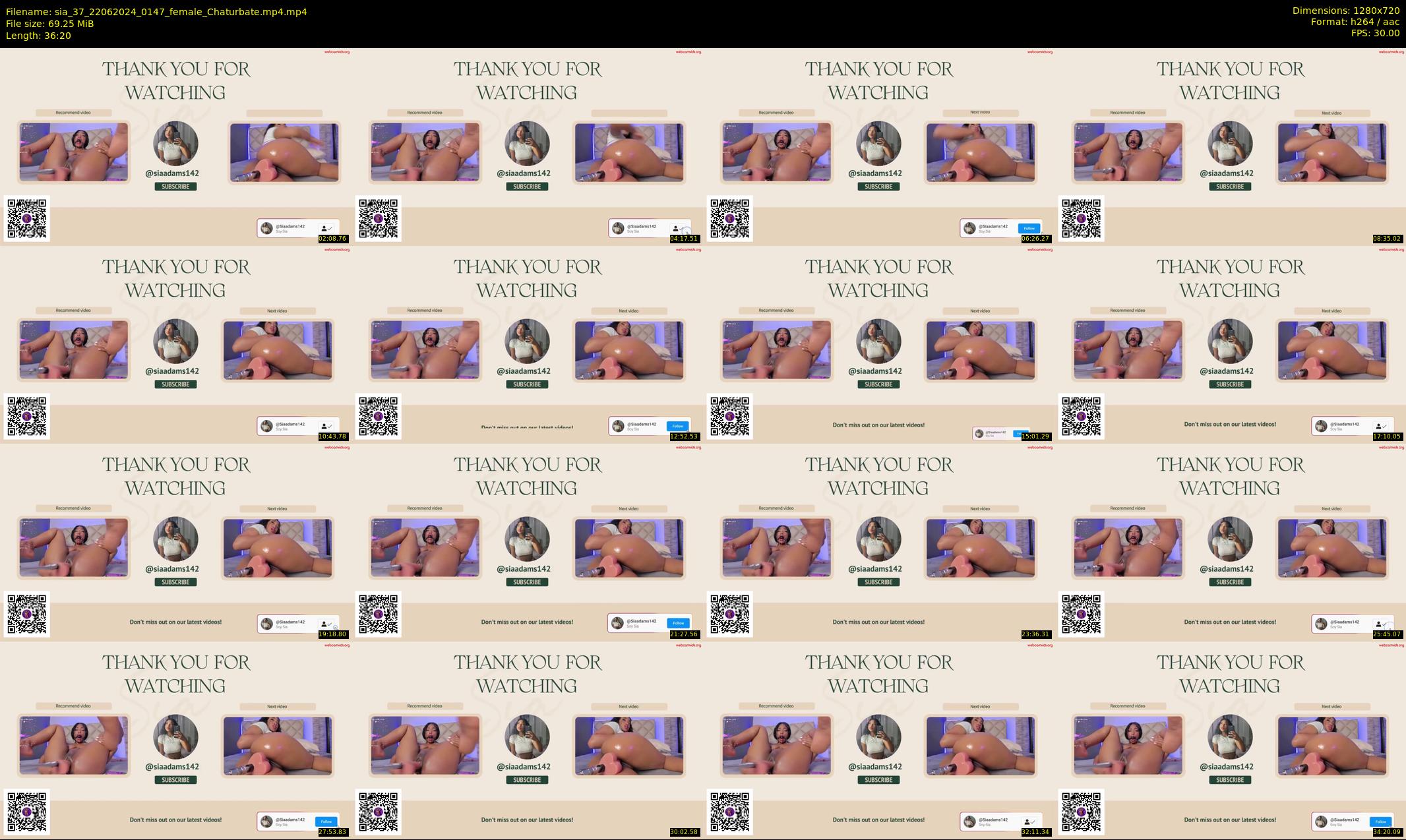 sia_37 — 37 minute Chaturbate female cam show recording, 720p, Jun 22, 2024