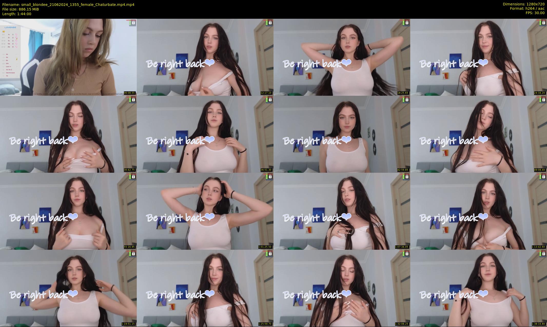 small_blondee — 104 minute Chaturbate female cam show recording, 720p, Jun 21, 2024