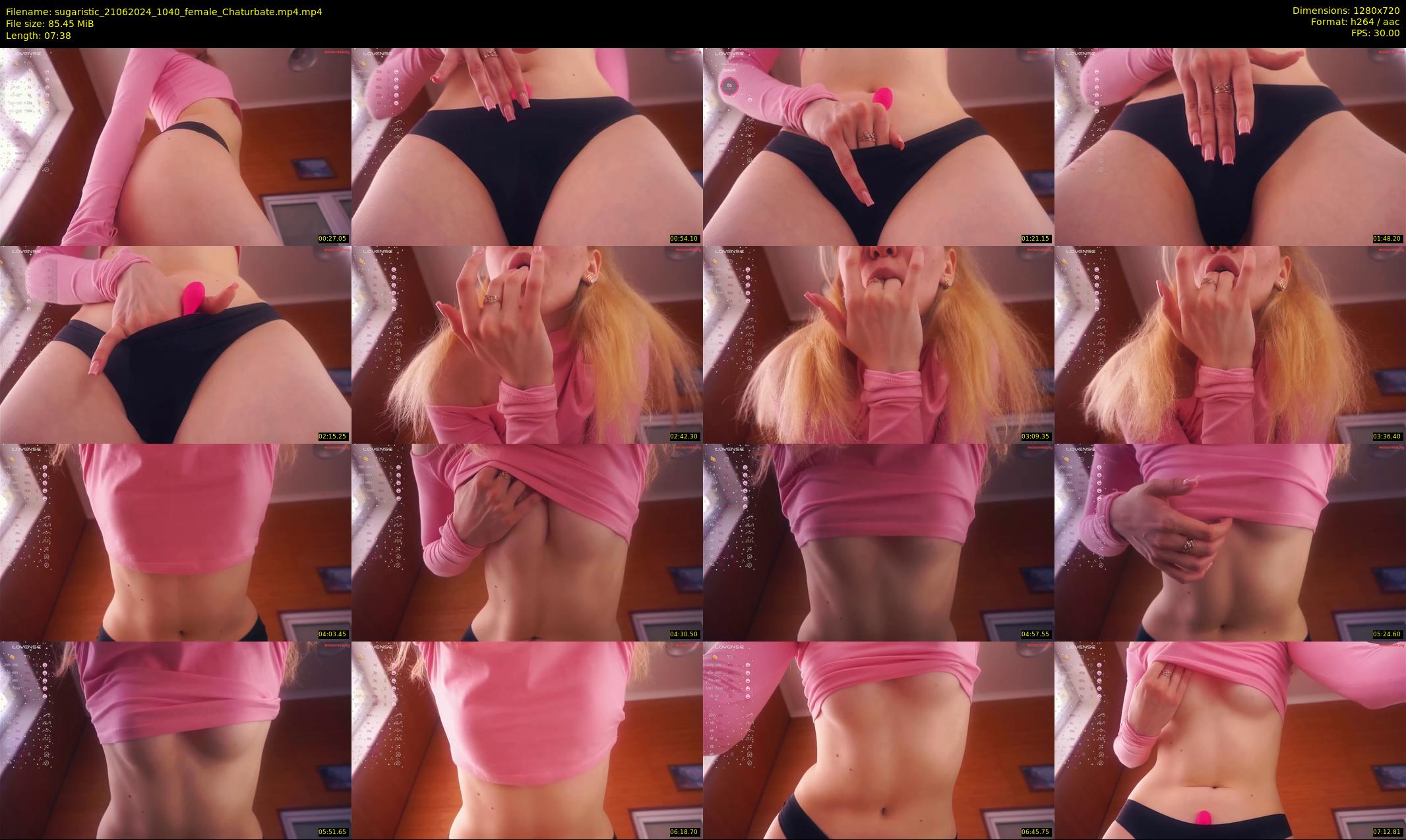 sugaristic — 8 minute Chaturbate female cam show recording, 720p, Jun 21, 2024