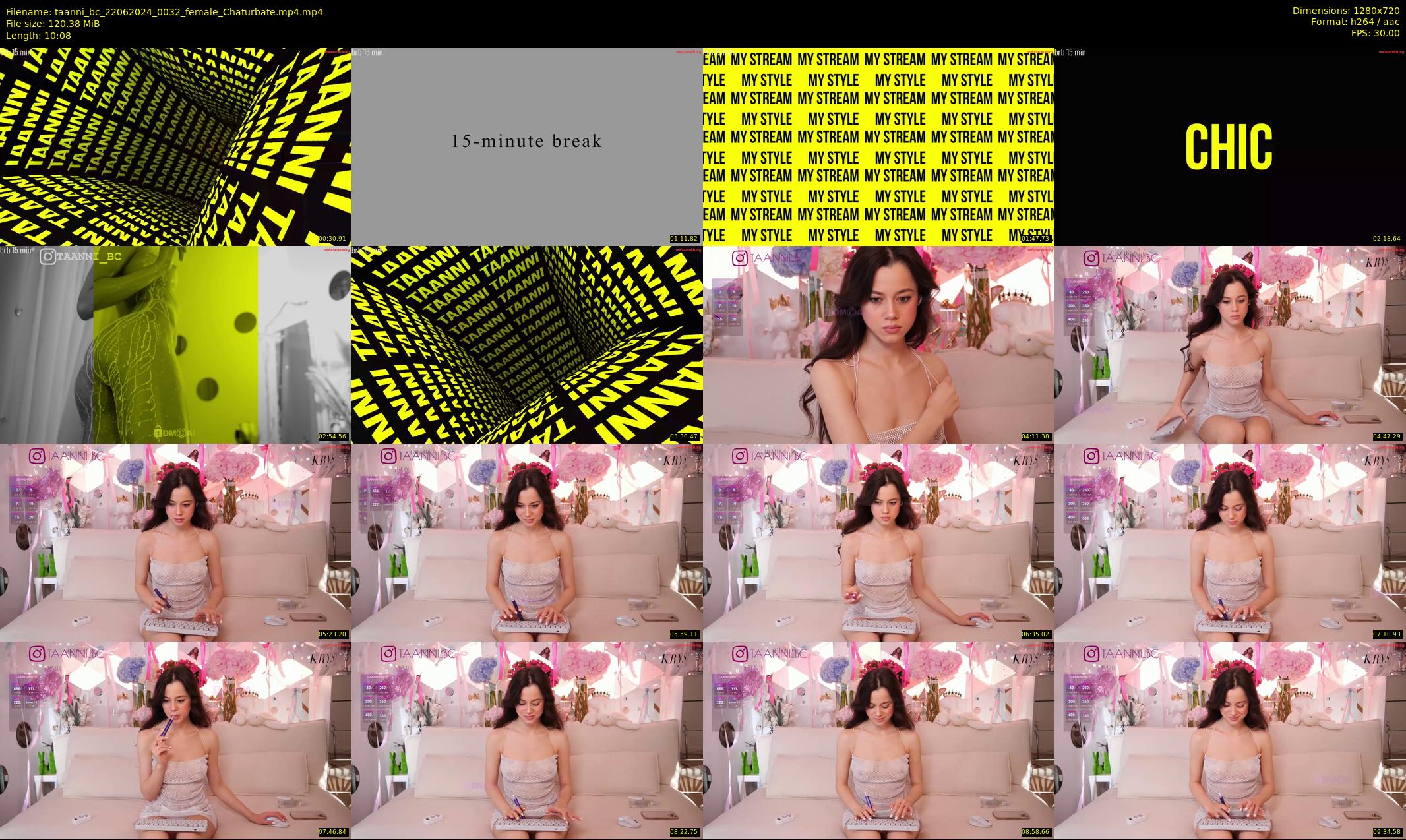 taanni_bc — 11 minute Chaturbate female cam show recording, 720p, Jun 22, 2024