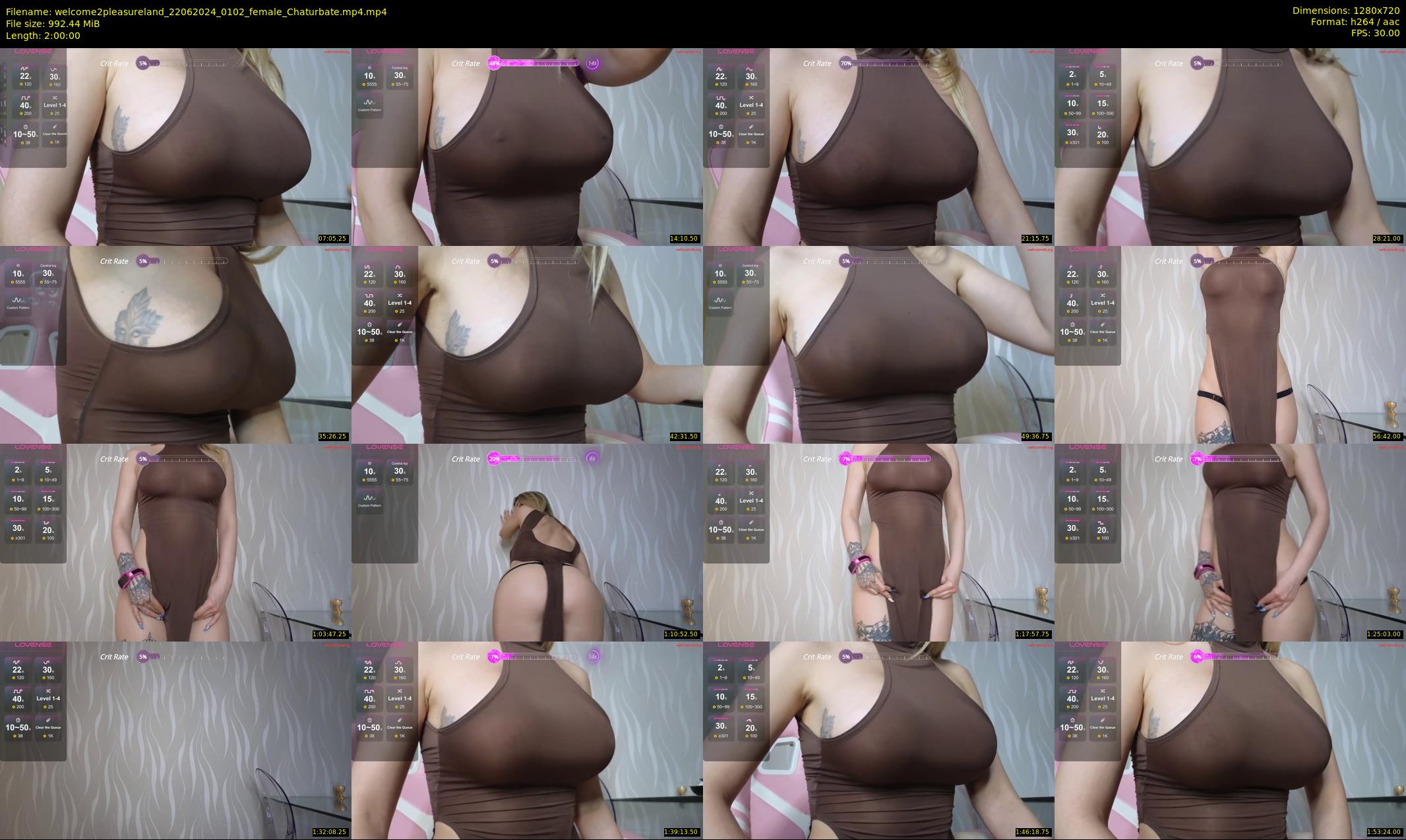 welcome2pleasureland — 120 minute Chaturbate female cam show recording, 720p, Jun 22, 2024