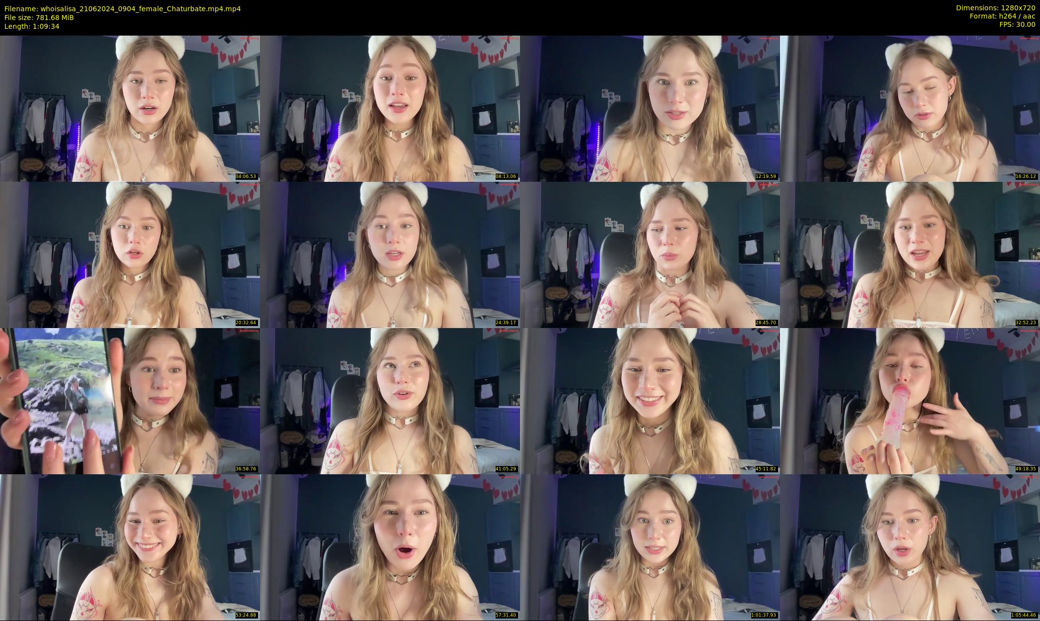 whoisalisa — 70 minute Chaturbate female cam show recording, 720p, Jun 21, 2024
