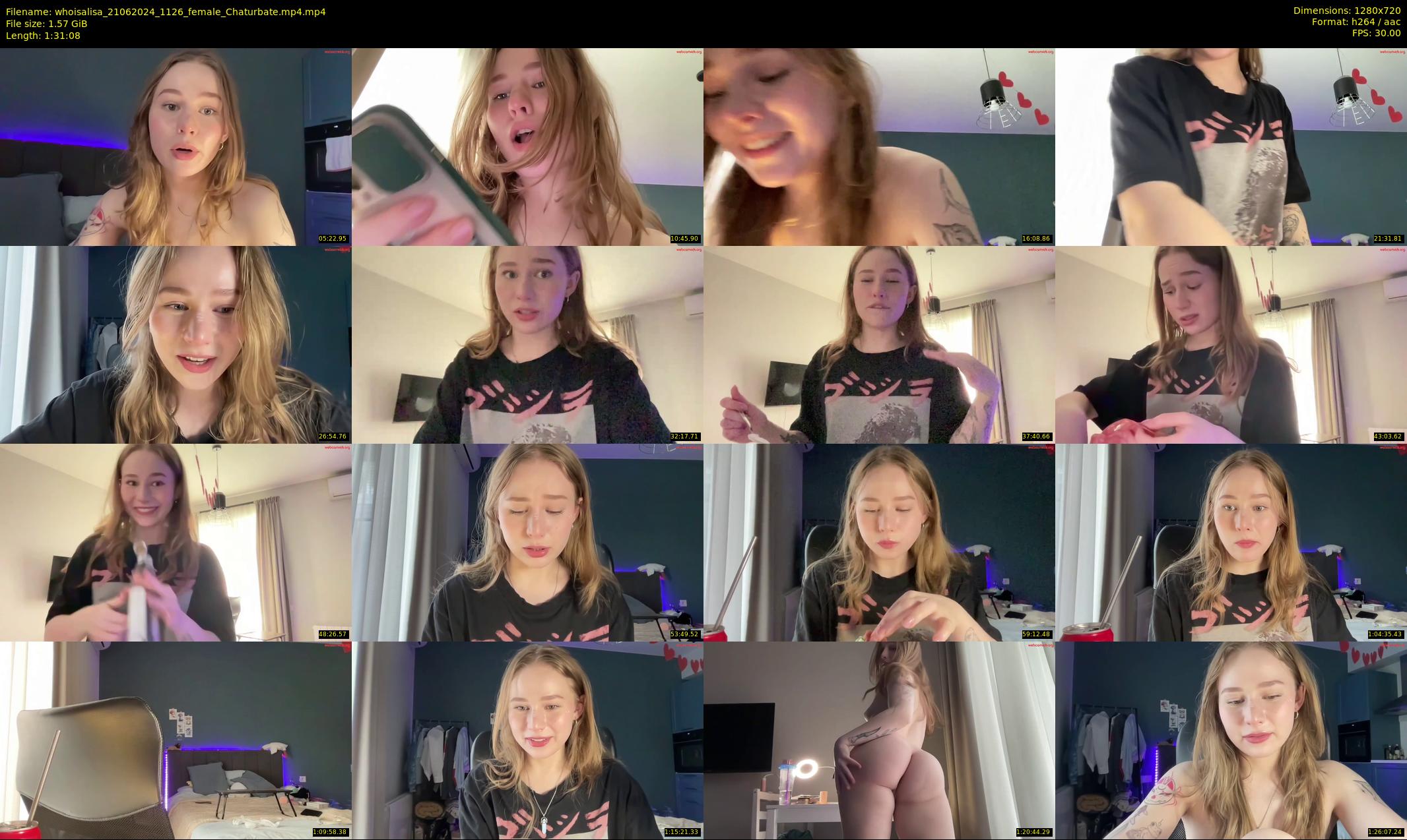 whoisalisa — 92 minute Chaturbate female cam show recording, 720p, Jun 21, 2024