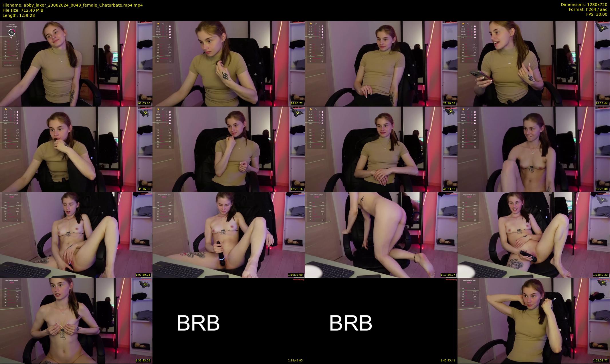abby_laker — 120 minute Chaturbate female cam show recording, 720p, Jun 23, 2024