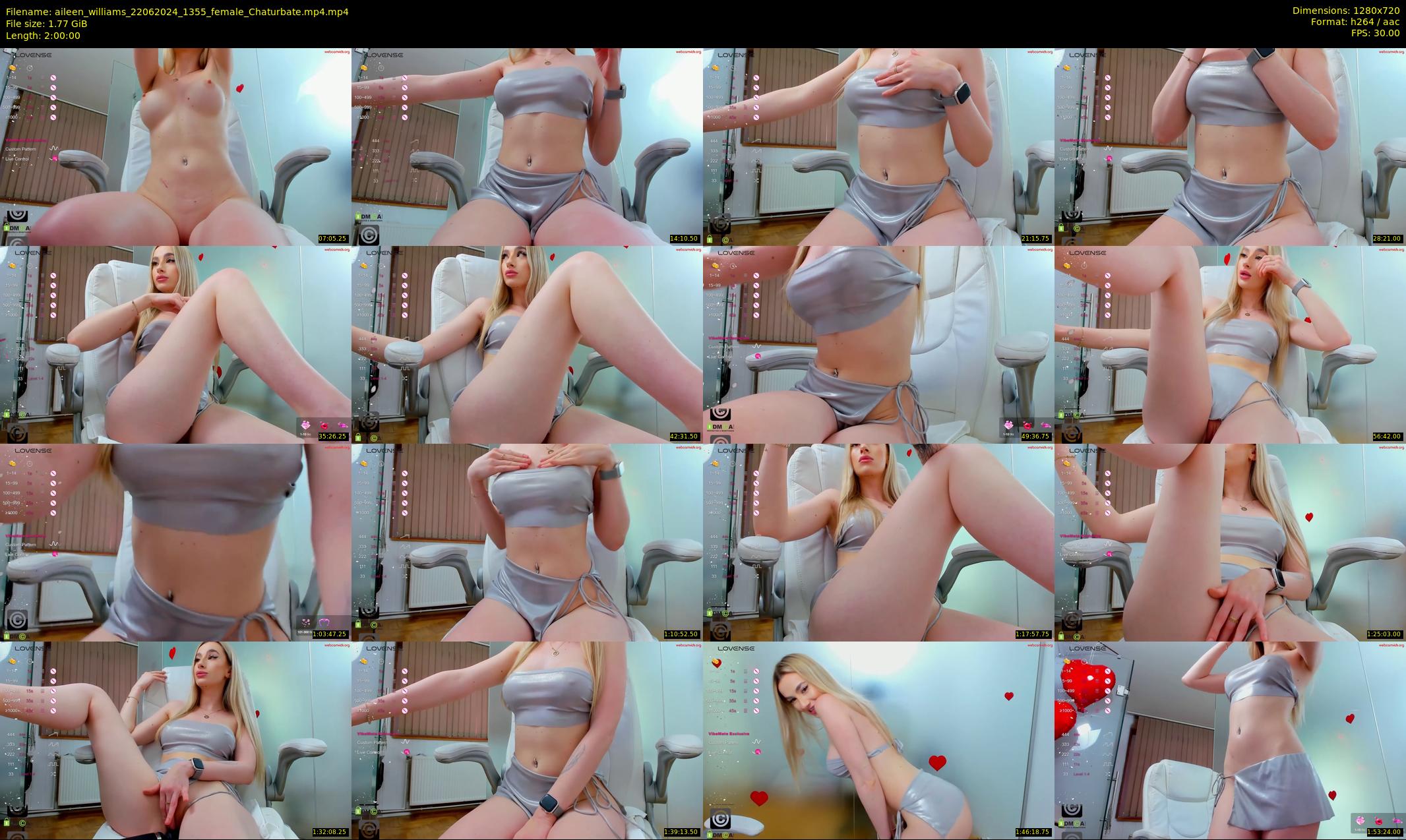 aileen_williams — 120 minute Chaturbate female cam show recording, 720p, Jun 22, 2024