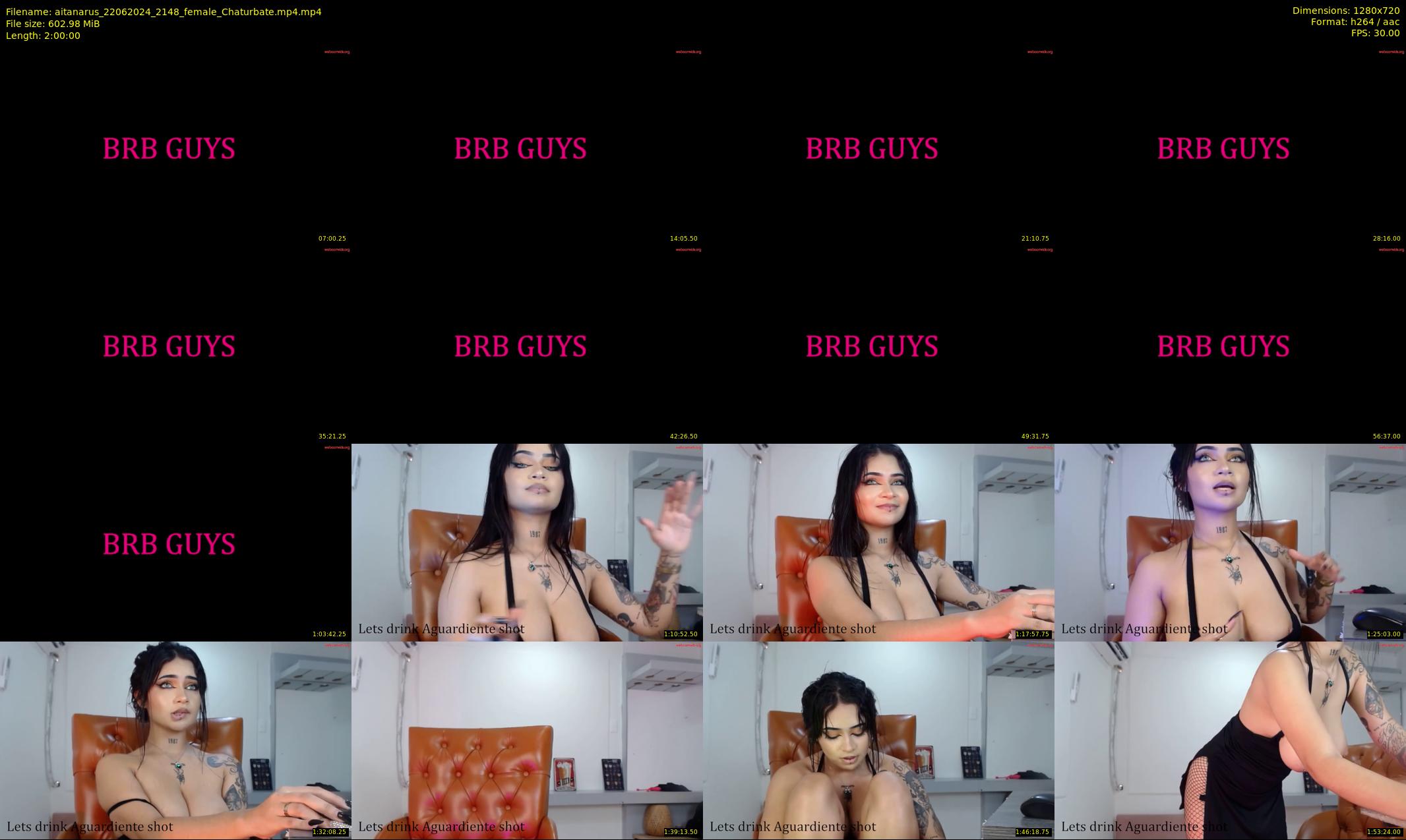 aitanarus — 120 minute Chaturbate female cam show recording, 720p, Jun 22, 2024