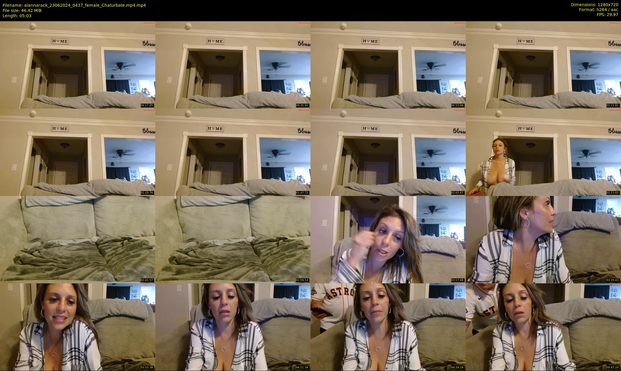 alannarack — 6 minute Chaturbate female cam show recording, 720p, Jun 23, 2024