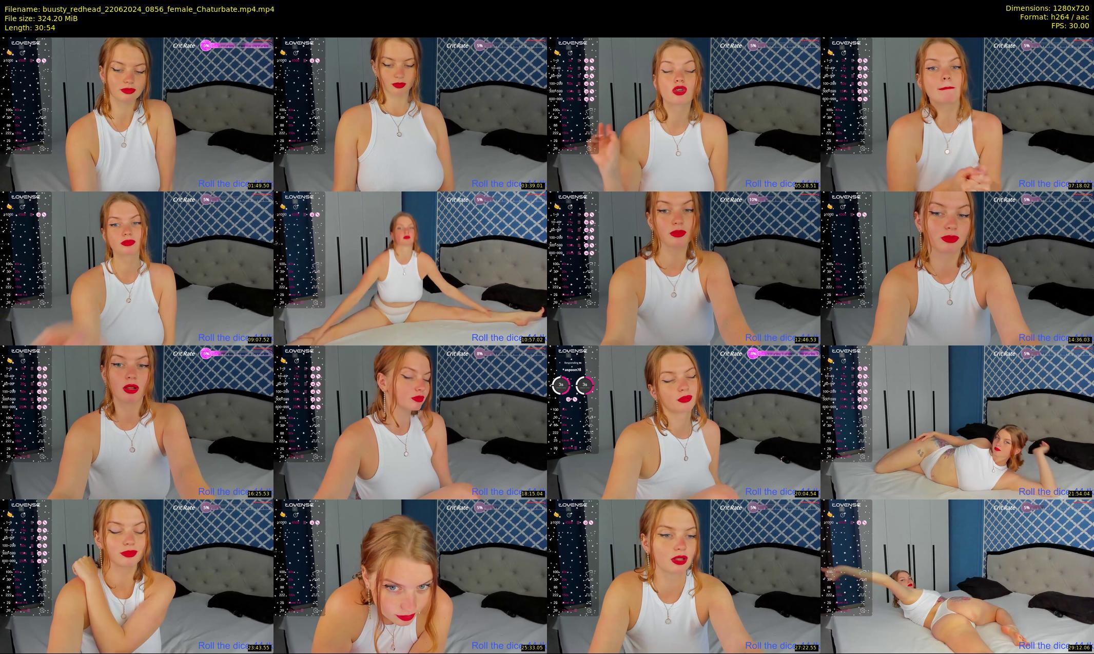 buusty_redhead — 31 minute Chaturbate female cam show recording, 720p, Jun 22, 2024