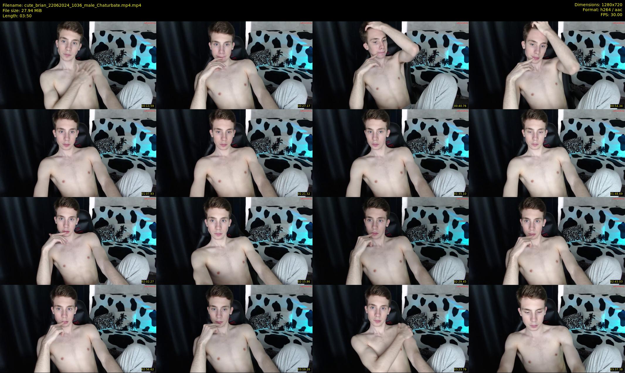 cute_brian — 4 minute Chaturbate male cam show recording, 720p, Jun 22, 2024