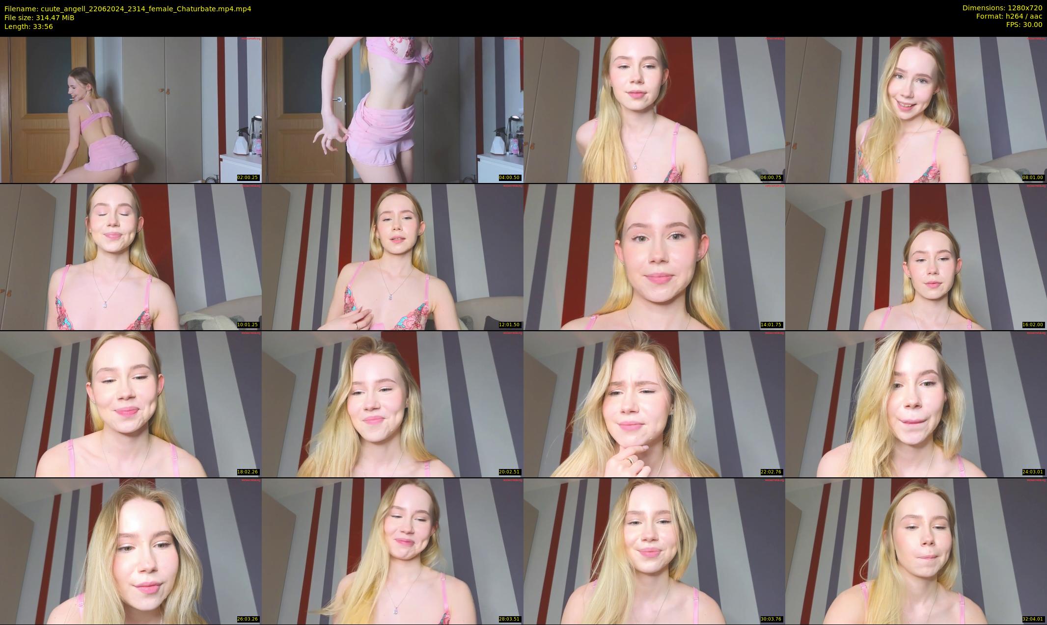 cuute_angell — 34 minute Chaturbate female cam show recording, 720p, Jun 22, 2024