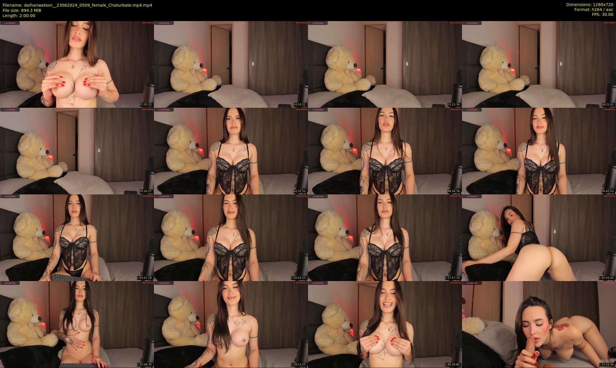 daihanwatson_ — 120 minute Chaturbate female cam show recording, 720p, Jun 23, 2024