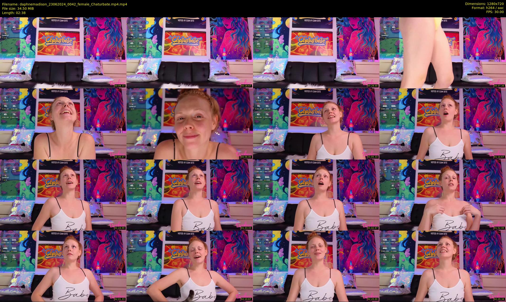 daphnemadison — 3 minute Chaturbate couple cam show recording, 720p, Jun 23, 2024