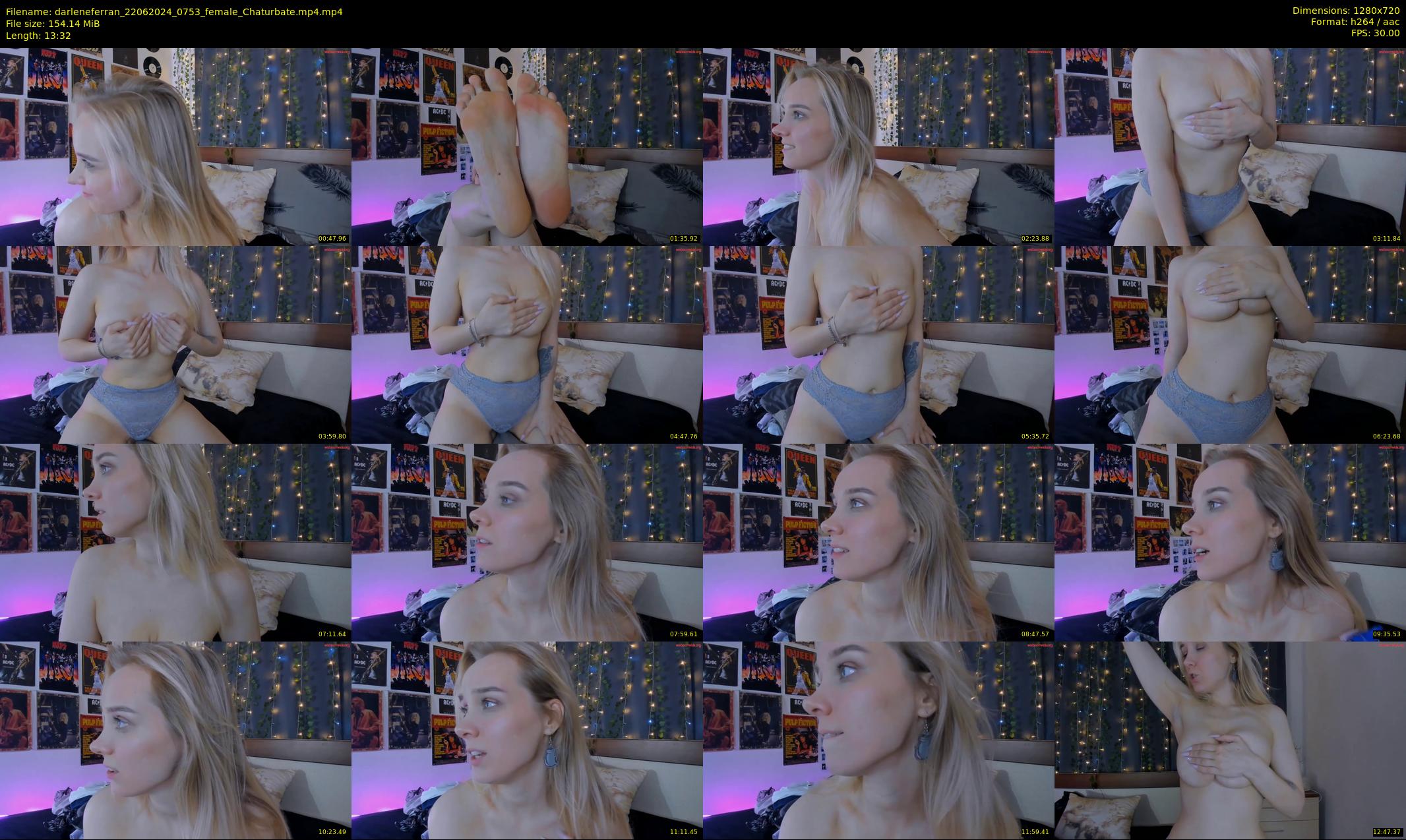 darleneferran — 14 minute Chaturbate female cam show recording, 720p, Jun 22, 2024