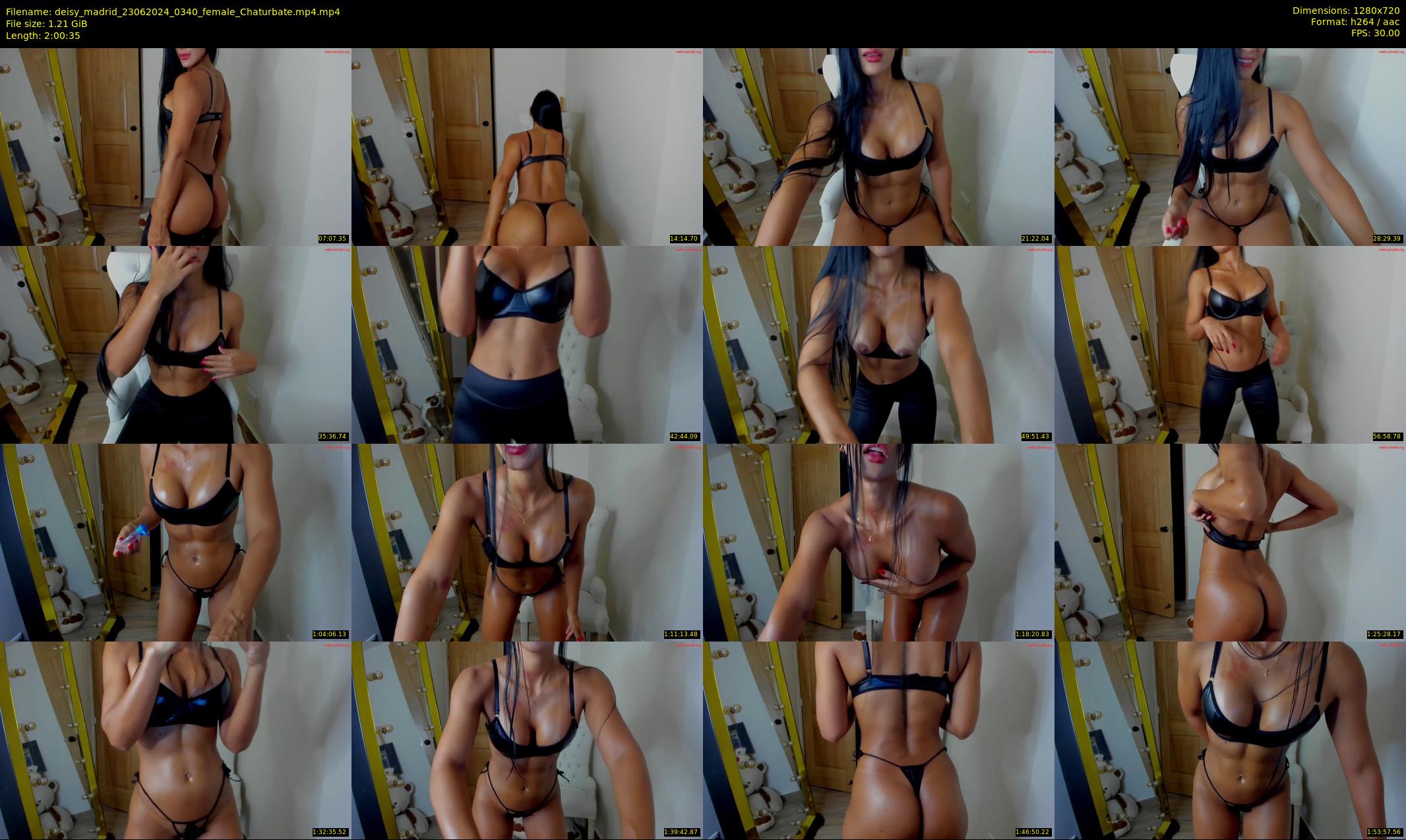 deisy_madrid — 121 minute Chaturbate female cam show recording, 720p, Jun 23, 2024