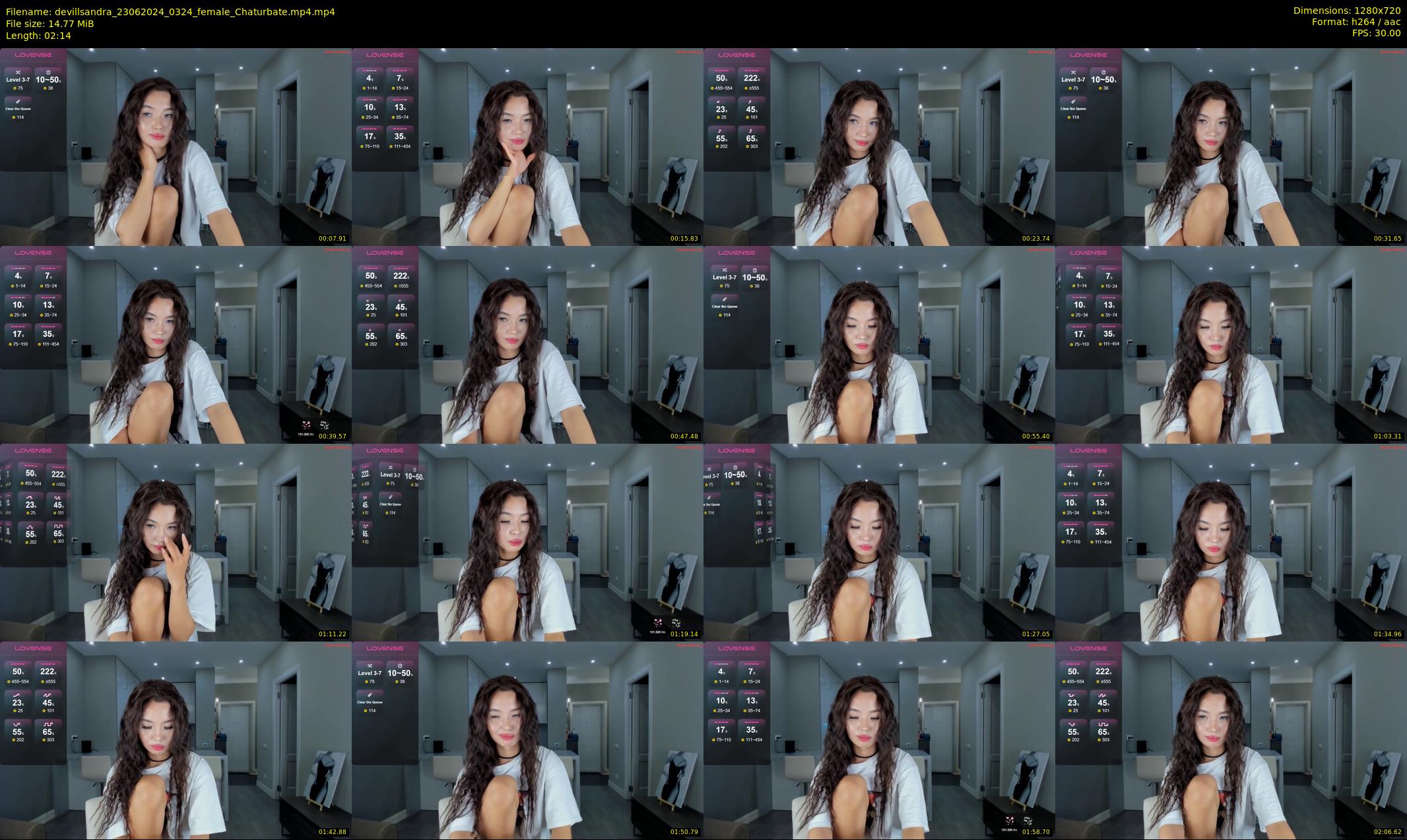 devillsandra — 3 minute Chaturbate female cam show recording, 720p, Jun 23, 2024