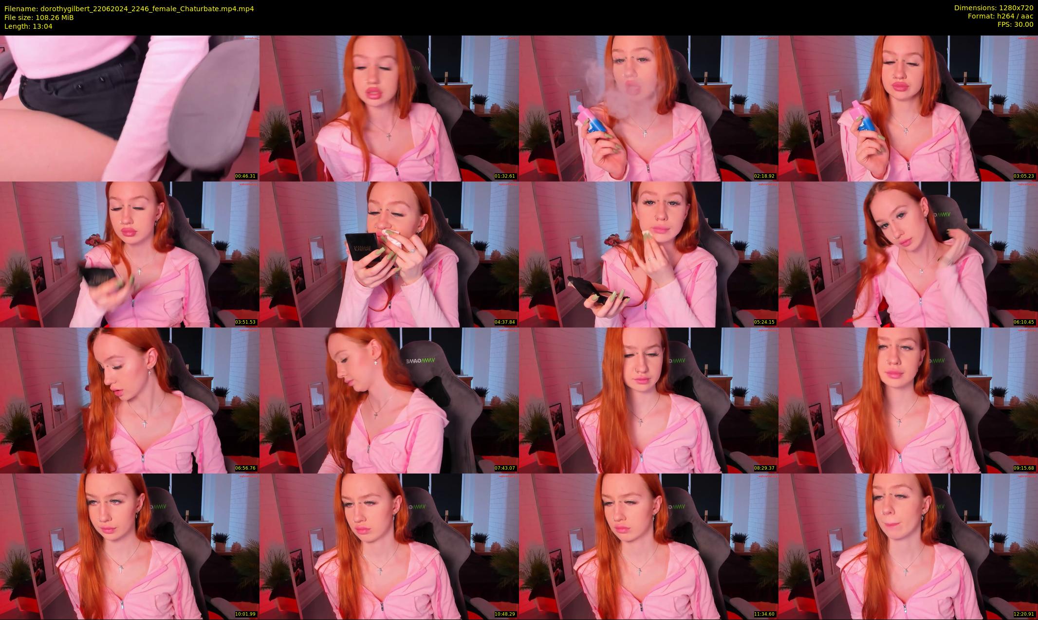 dorothygilbert — 14 minute Chaturbate female cam show recording, 720p, Jun 22, 2024