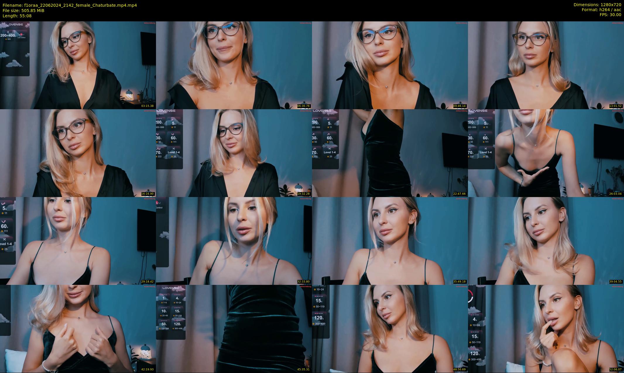 f1oraa — 56 minute Chaturbate female cam show recording, 720p, Jun 22, 2024