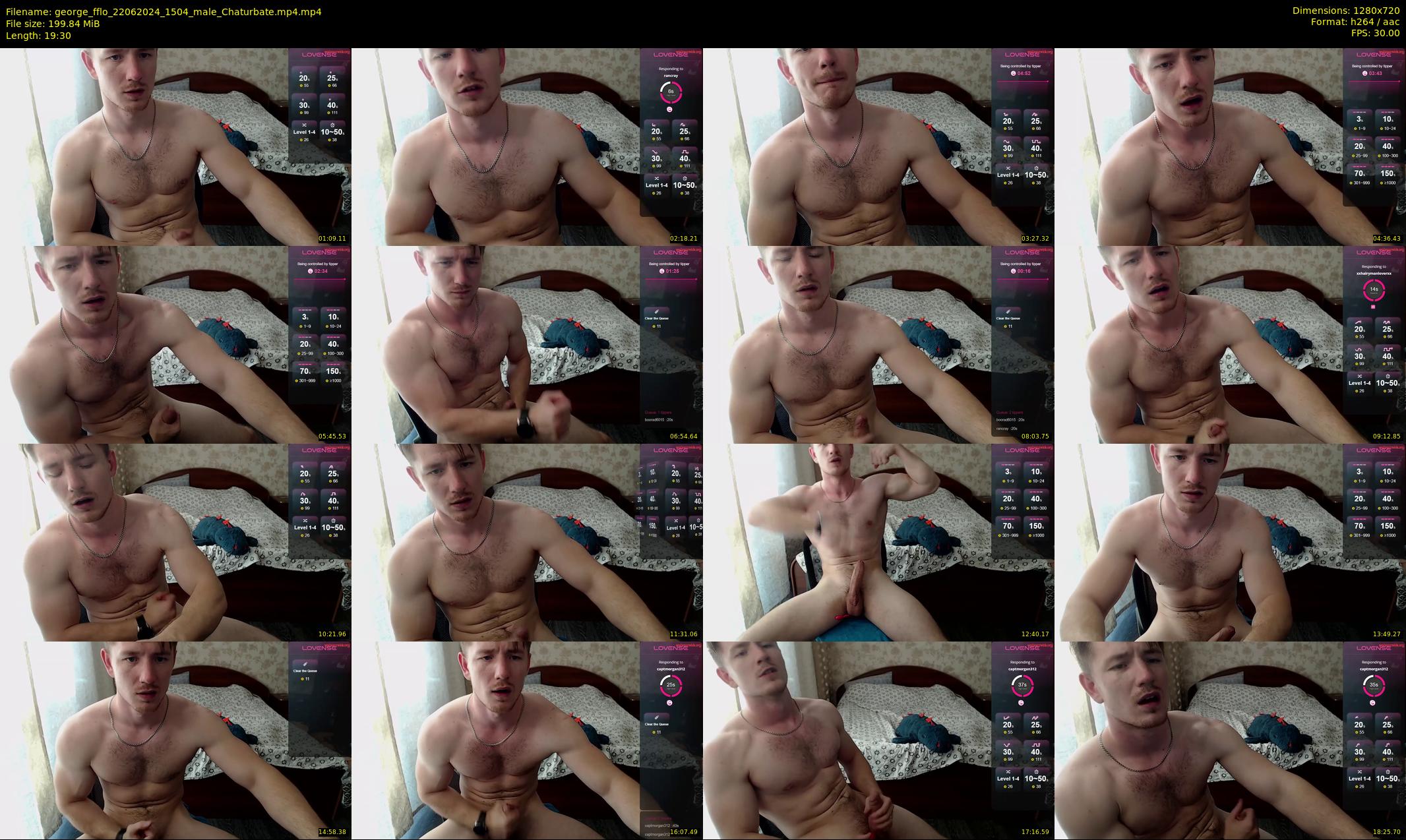 george_fflo — 20 minute Chaturbate male cam show recording, 720p, Jun 22, 2024