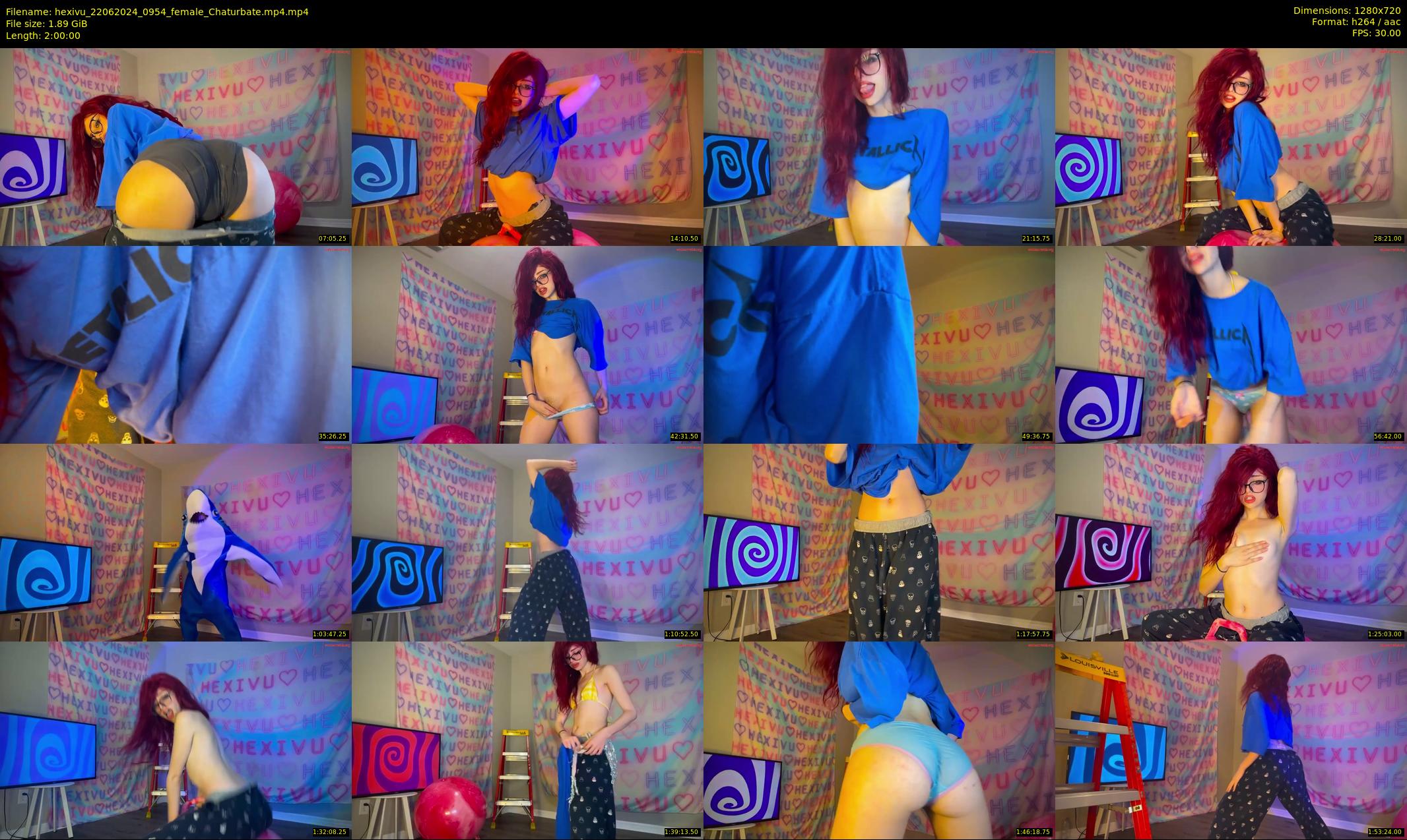 hexivu — 120 minute Chaturbate female cam show recording, 720p, Jun 22, 2024