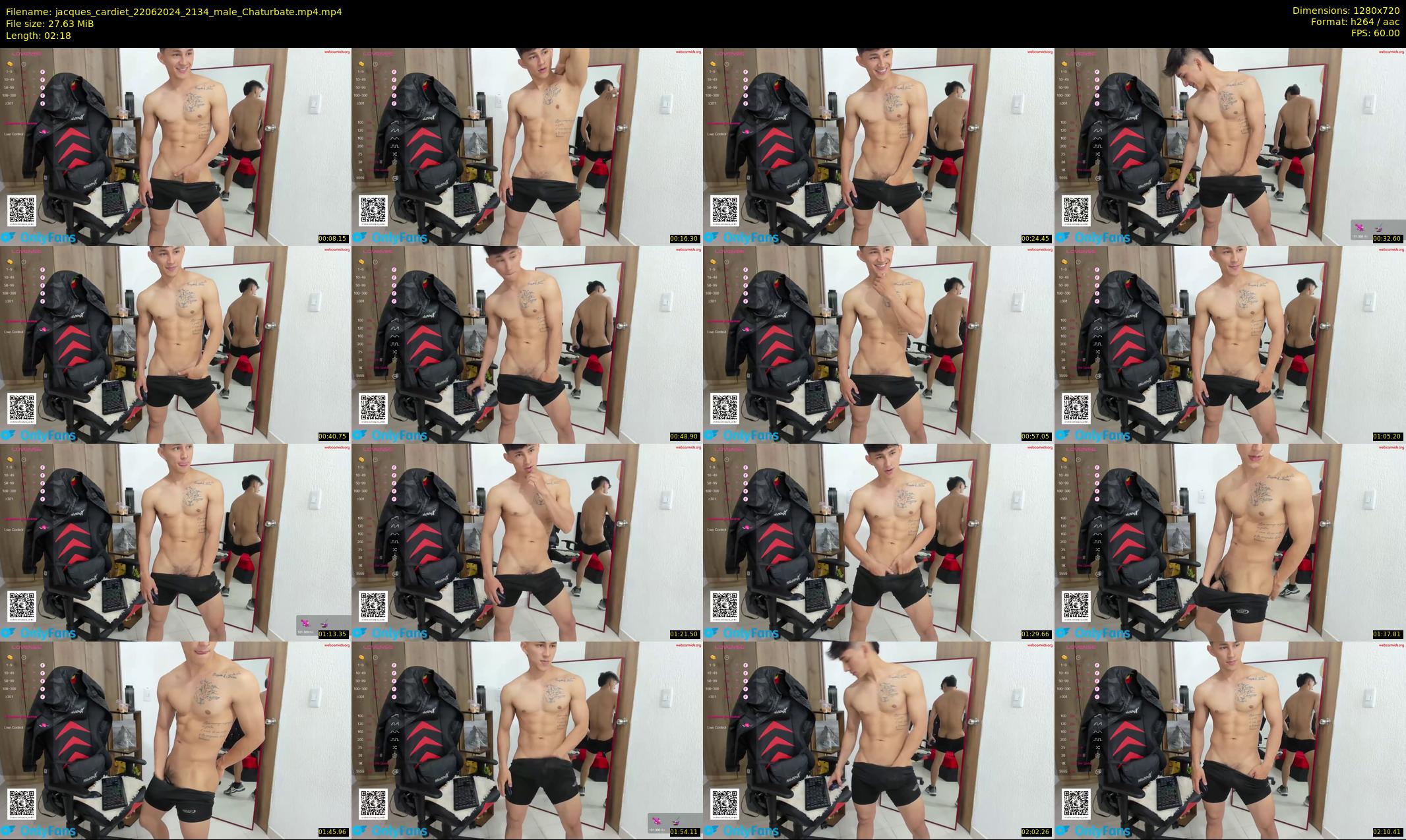 jacques_cardiet — 3 minute Chaturbate male cam show recording, 720p, Jun 22, 2024