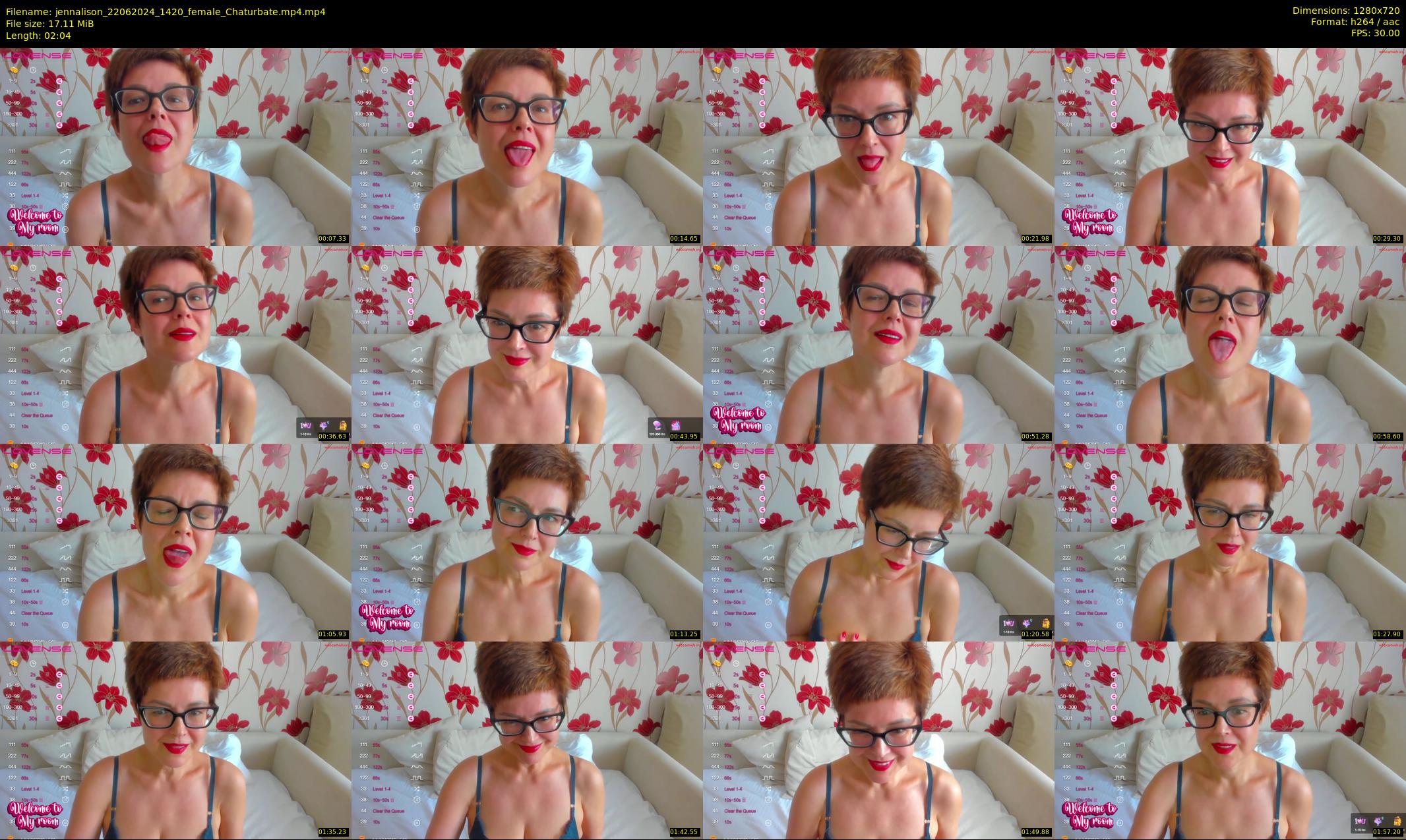 jennalison — 3 minute Chaturbate female cam show recording, 720p, Jun 22, 2024