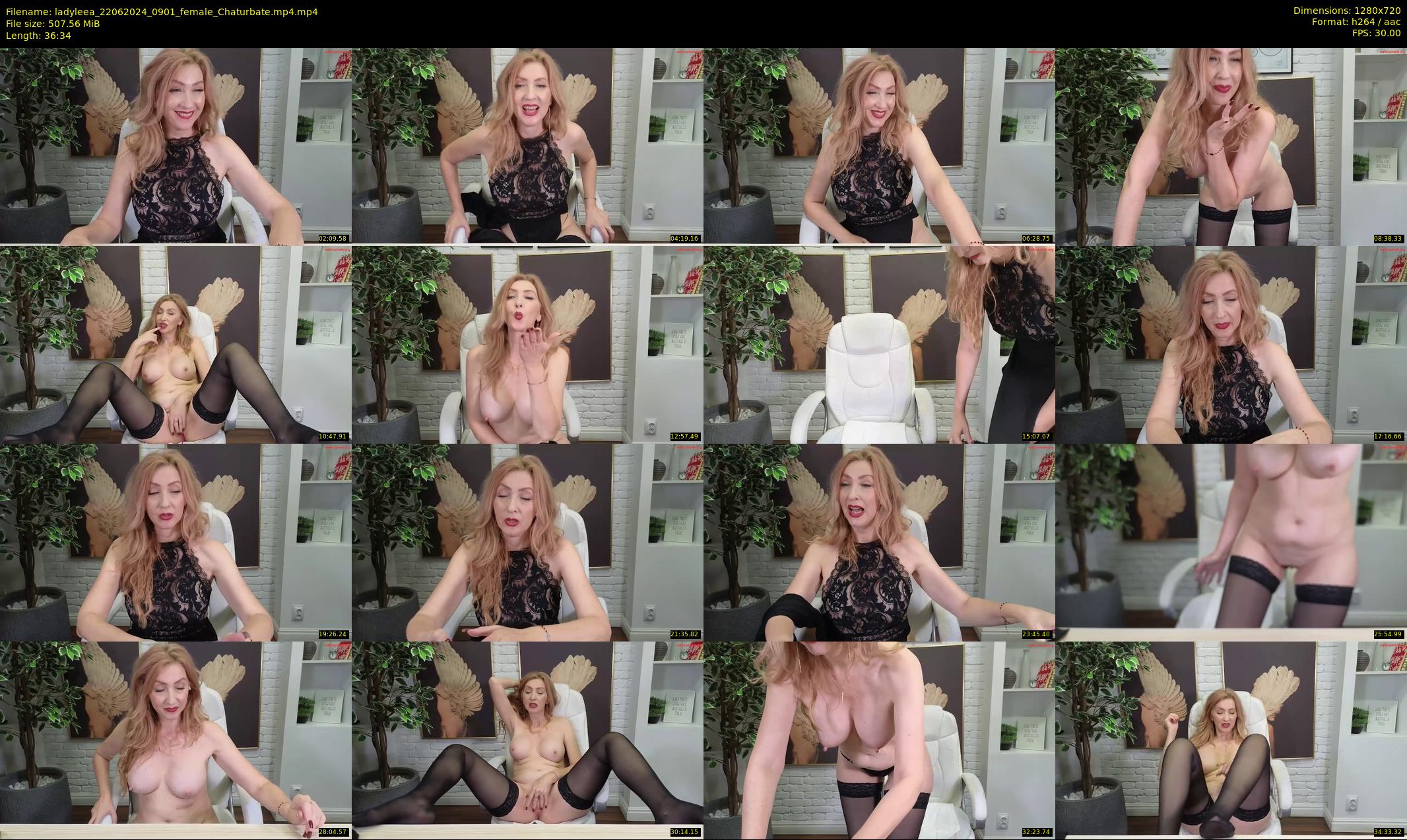 ladyleea — 37 minute Chaturbate female cam show recording, 720p, Jun 22, 2024