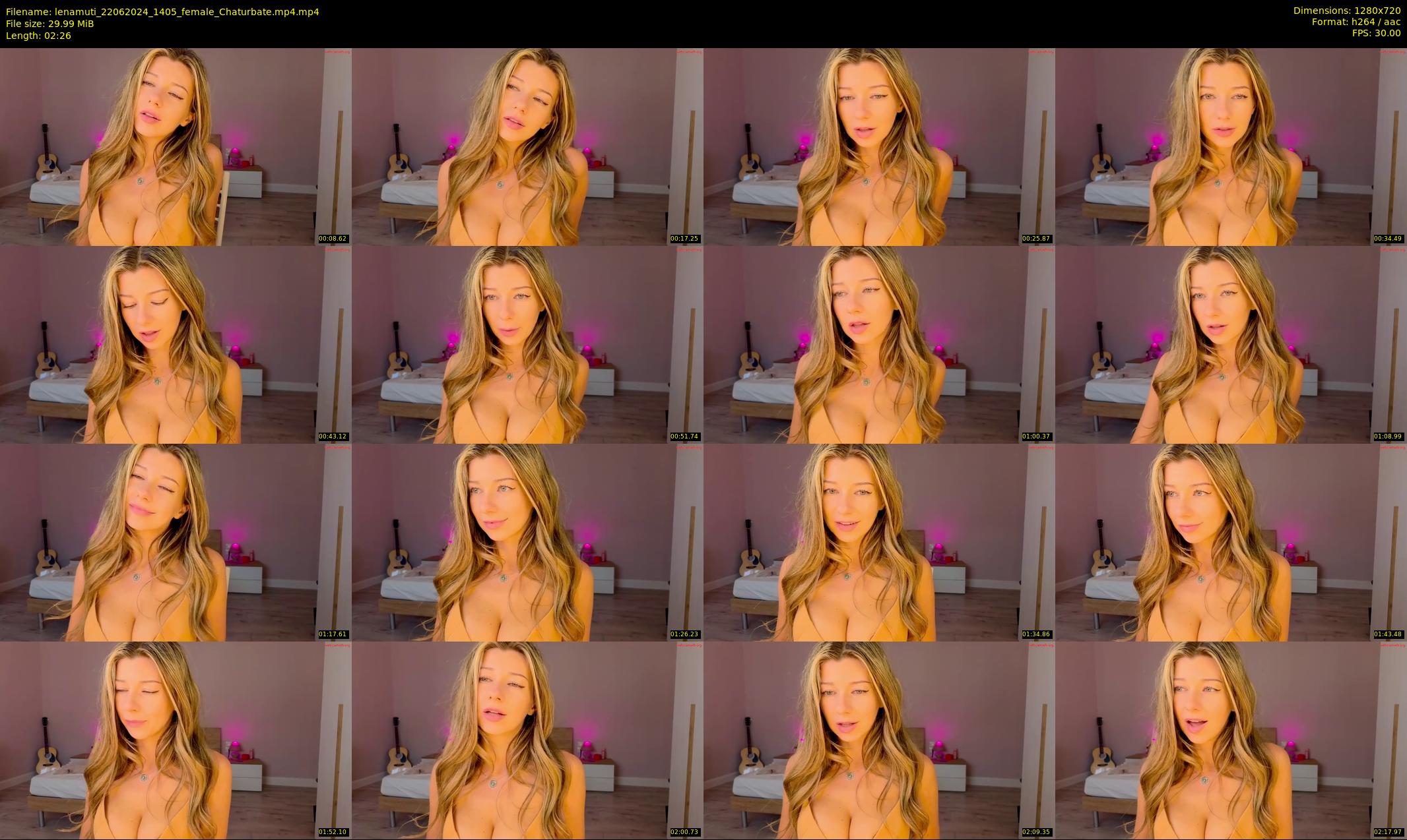 lenamuti — 3 minute Chaturbate female cam show recording, 720p, Jun 22, 2024