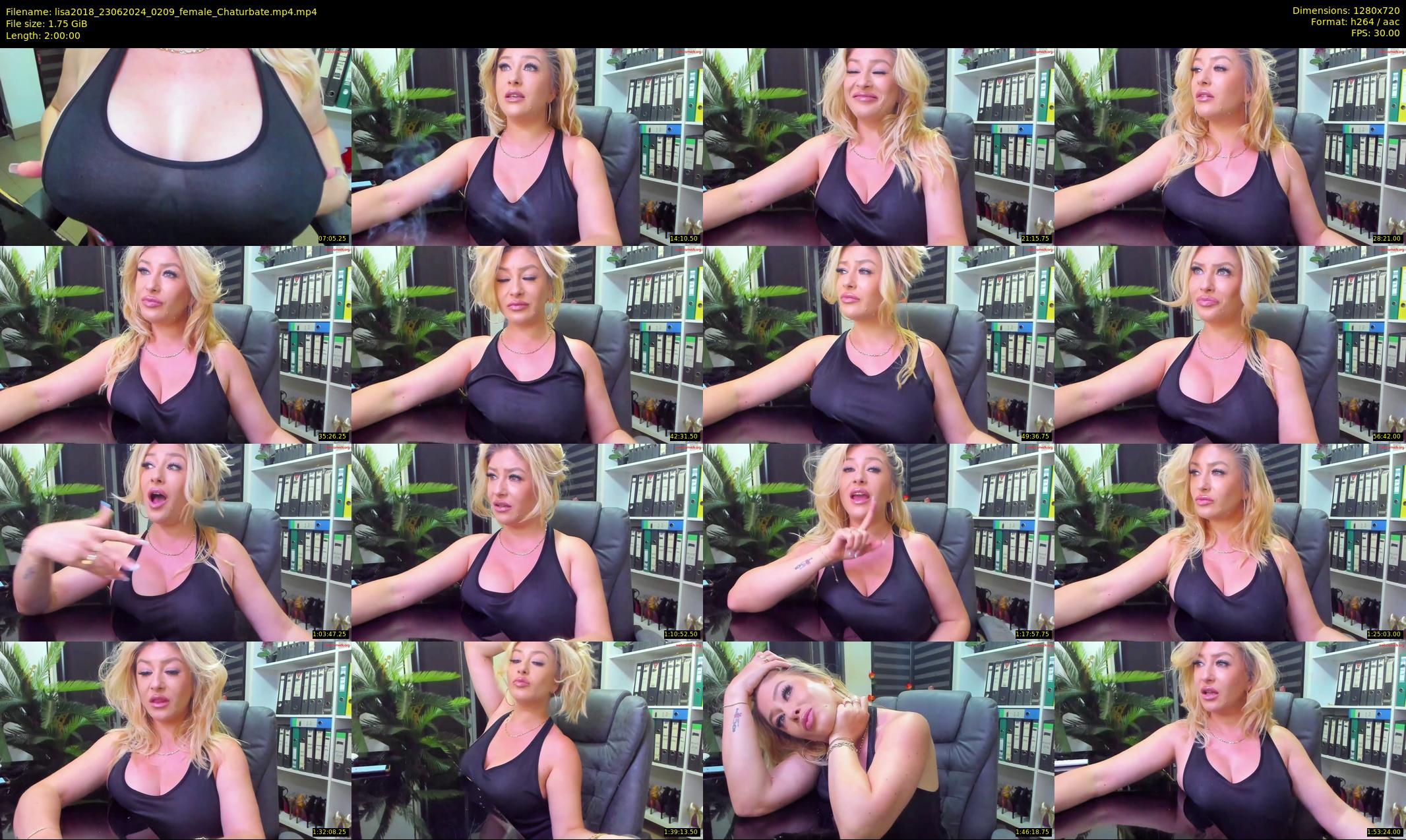 lisa2018 — 120 minute Chaturbate female cam show recording, 720p, Jun 23, 2024