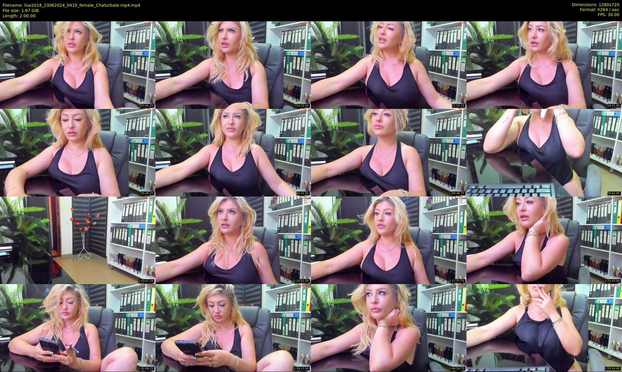 lisa2018 — 120 minute Chaturbate female cam show recording, 720p, Jun 23, 2024