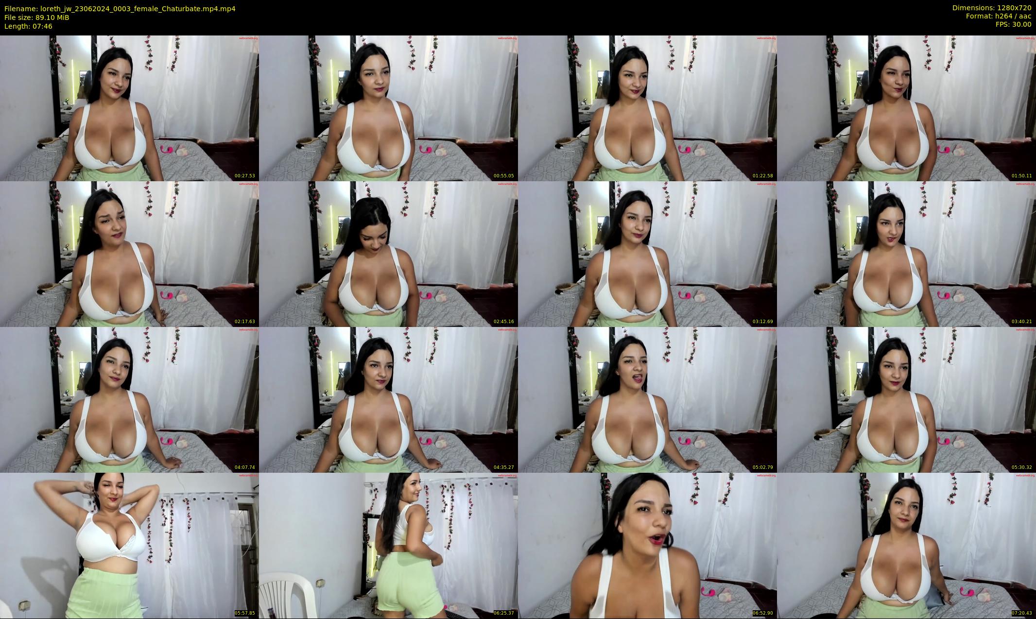 loreth_jw — 8 minute Chaturbate female cam show recording, 720p, Jun 23, 2024