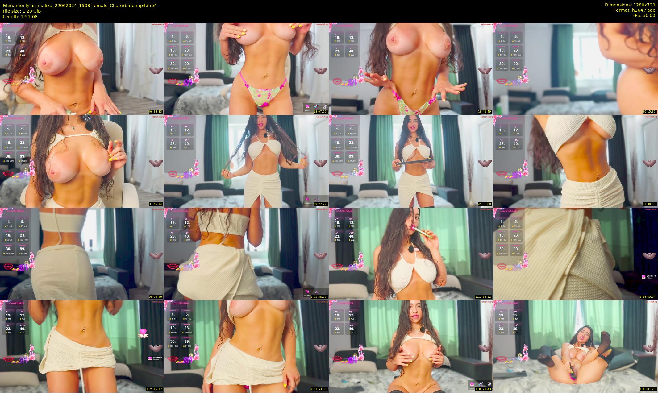 lylas_malika — 112 minute Chaturbate female cam show recording, 720p, Jun 22, 2024