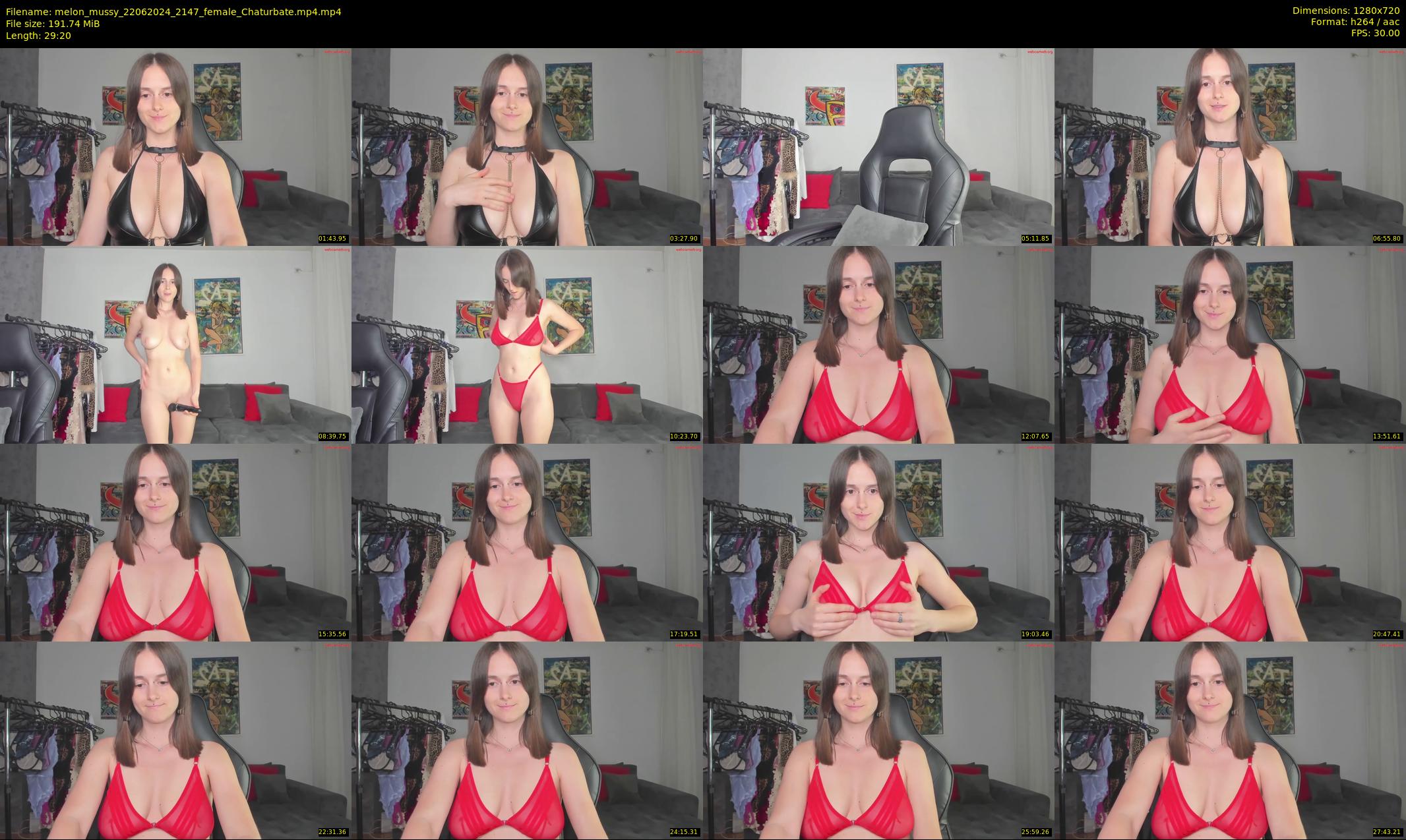 melon_mussy — 30 minute Chaturbate female cam show recording, 720p, Jun 22, 2024