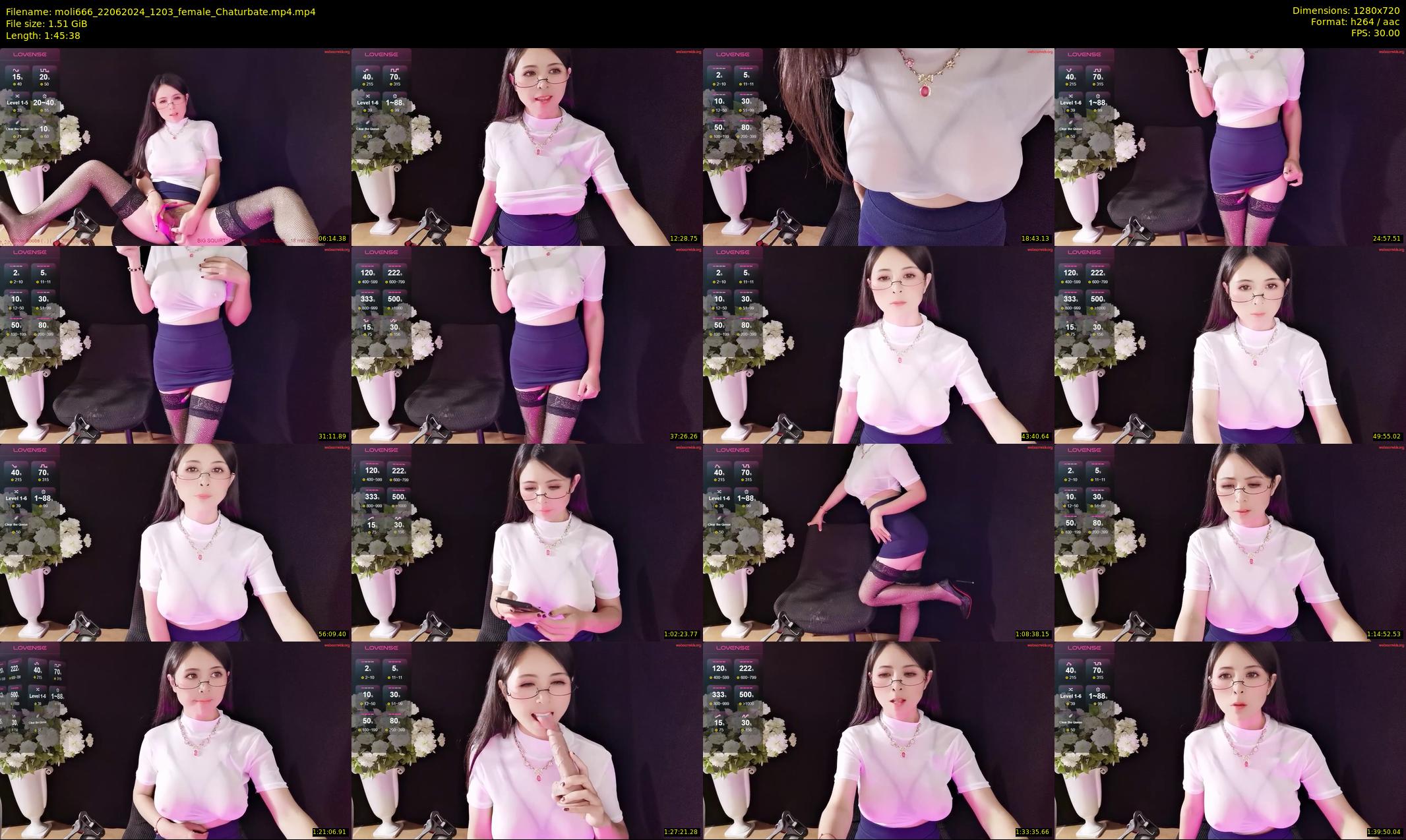 moli666 — 106 minute Chaturbate female cam show recording, 720p, Jun 22, 2024