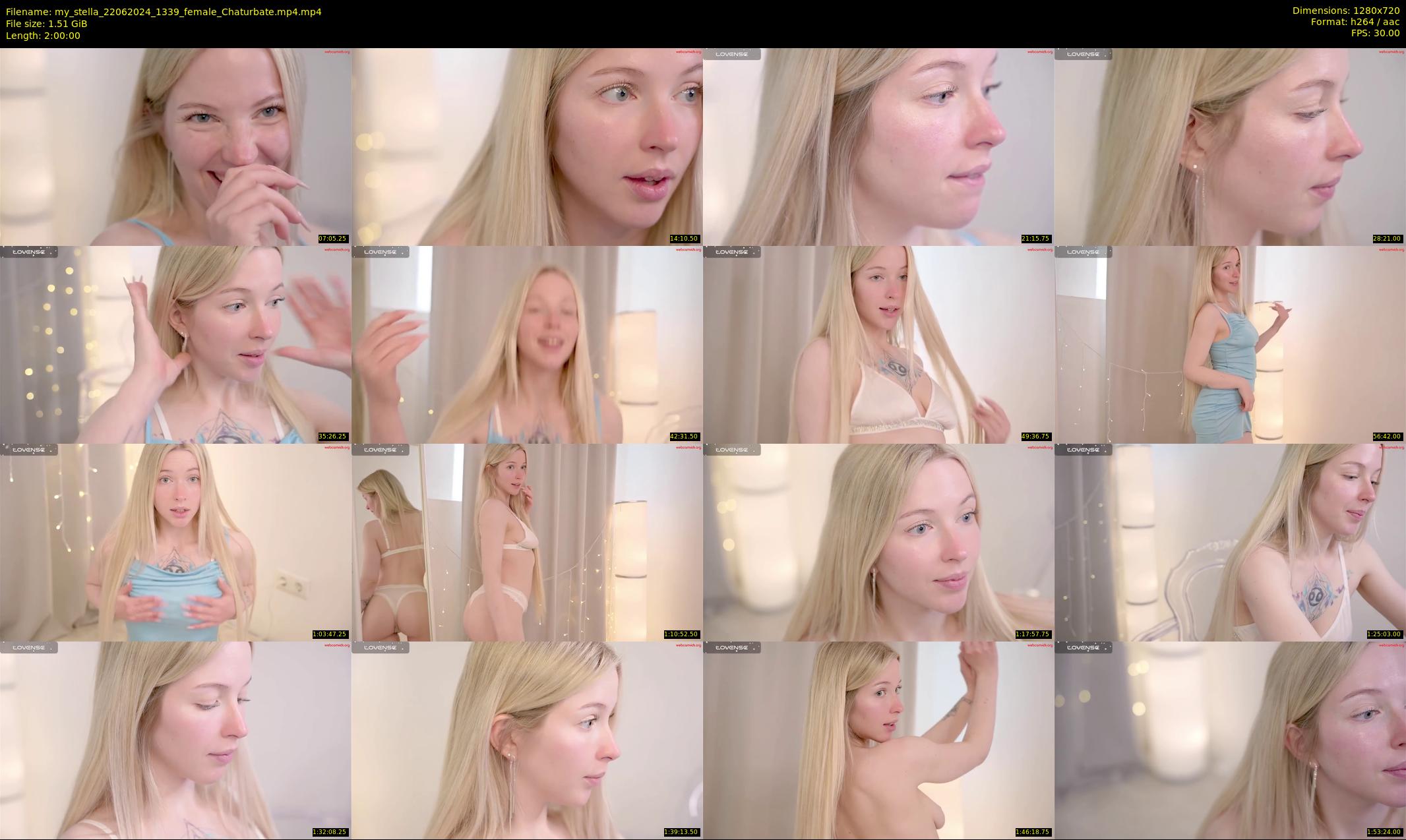 my_stella — 120 minute Chaturbate female cam show recording, 720p, Jun 22, 2024