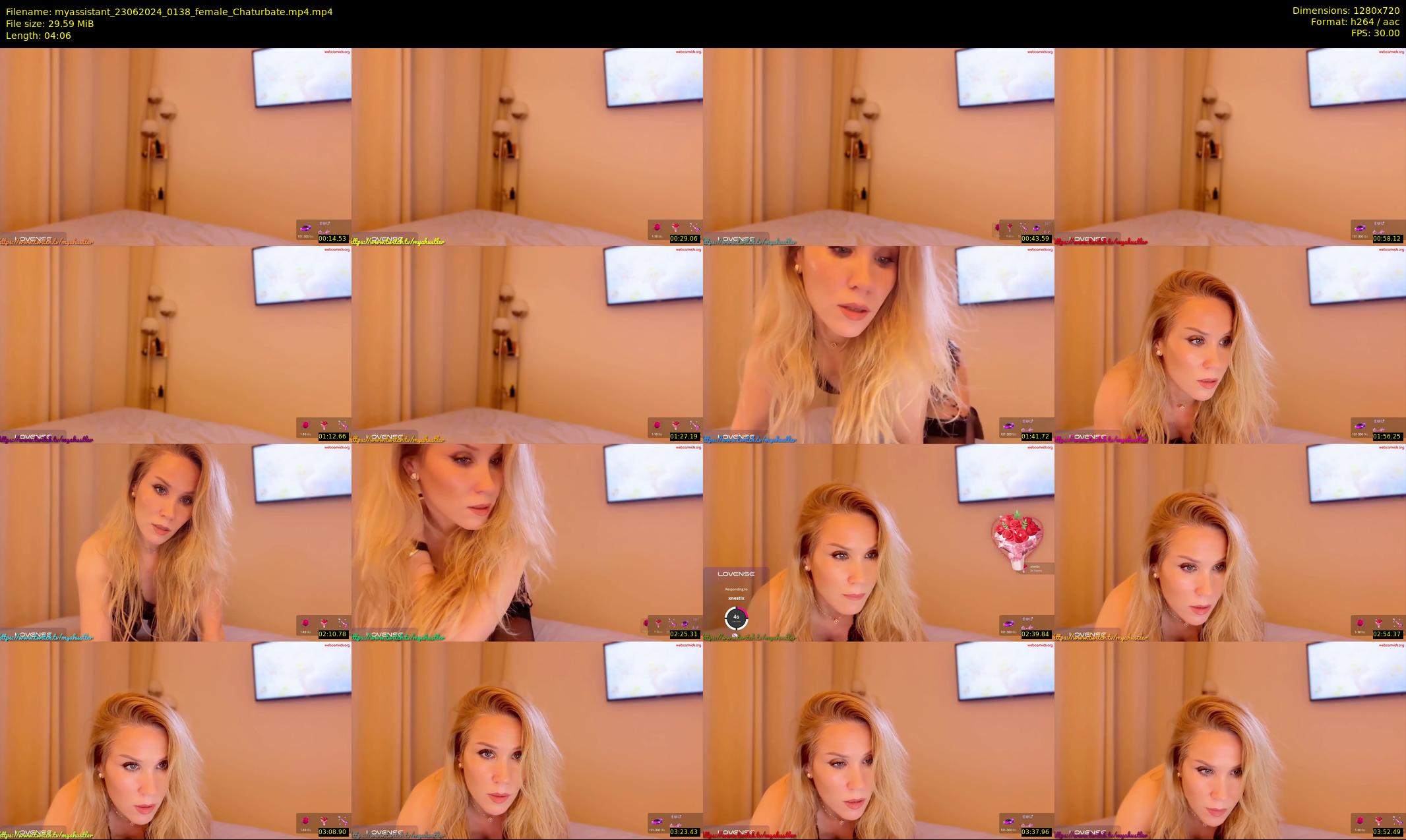 myassistant — 5 minute Chaturbate female cam show recording, 720p, Jun 23, 2024