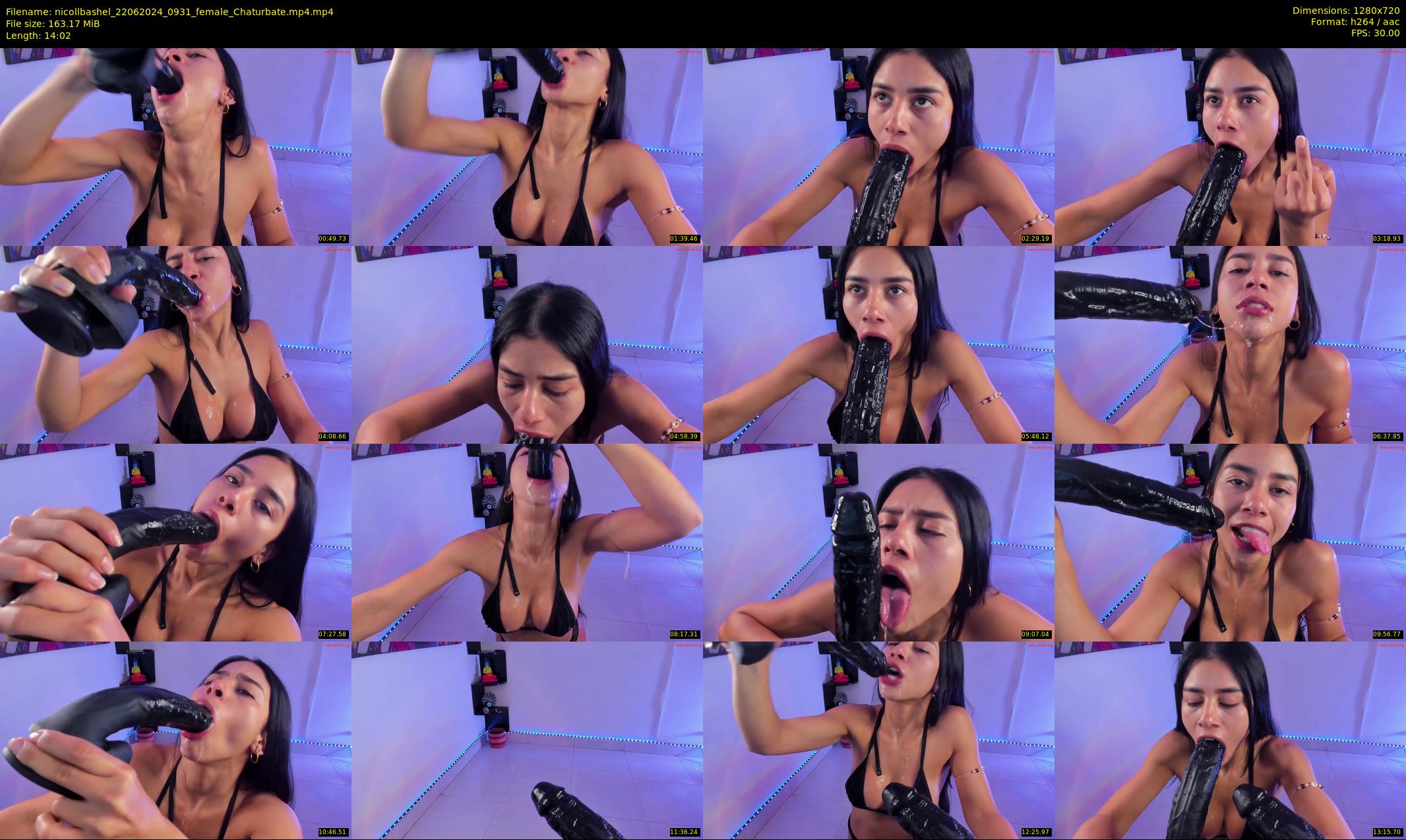 nicollbashel — 15 minute Chaturbate female cam show recording, 720p, Jun 22, 2024