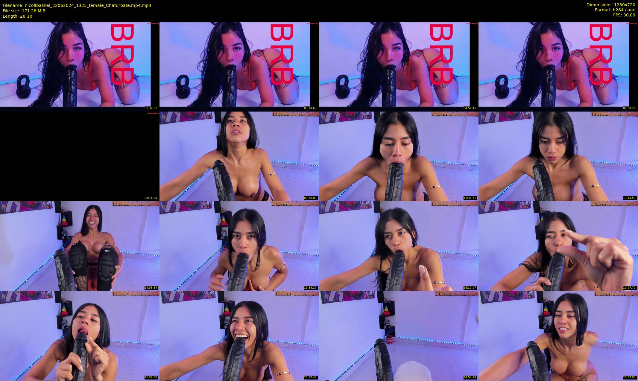 nicollbashel — 29 minute Chaturbate female cam show recording, 720p, Jun 22, 2024