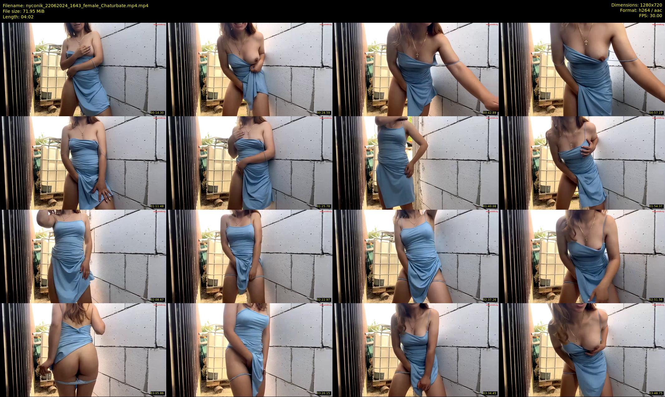 nyconik — 5 minute Chaturbate female cam show recording, 720p, Jun 22, 2024
