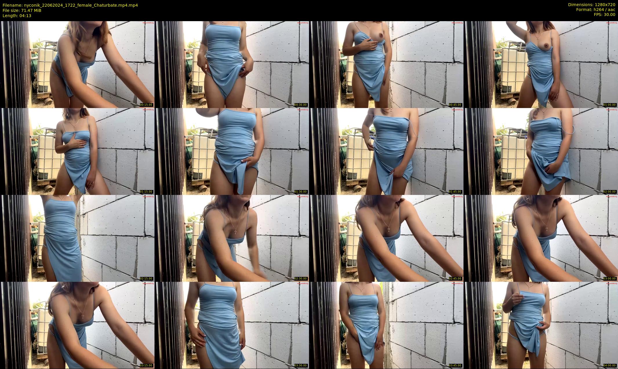nyconik — 5 minute Chaturbate female cam show recording, 720p, Jun 22, 2024