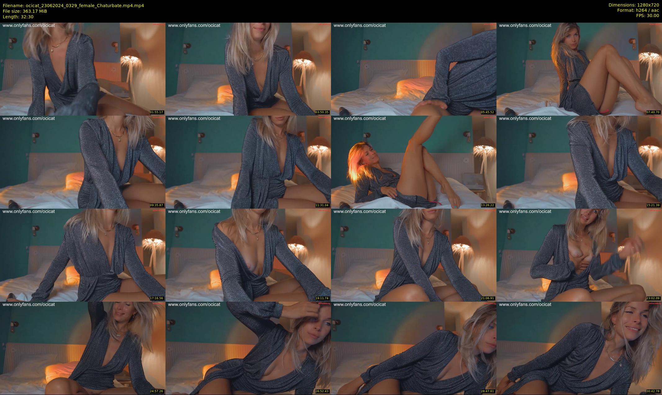 ocicat — 33 minute Chaturbate female cam show recording, 720p, Jun 23, 2024