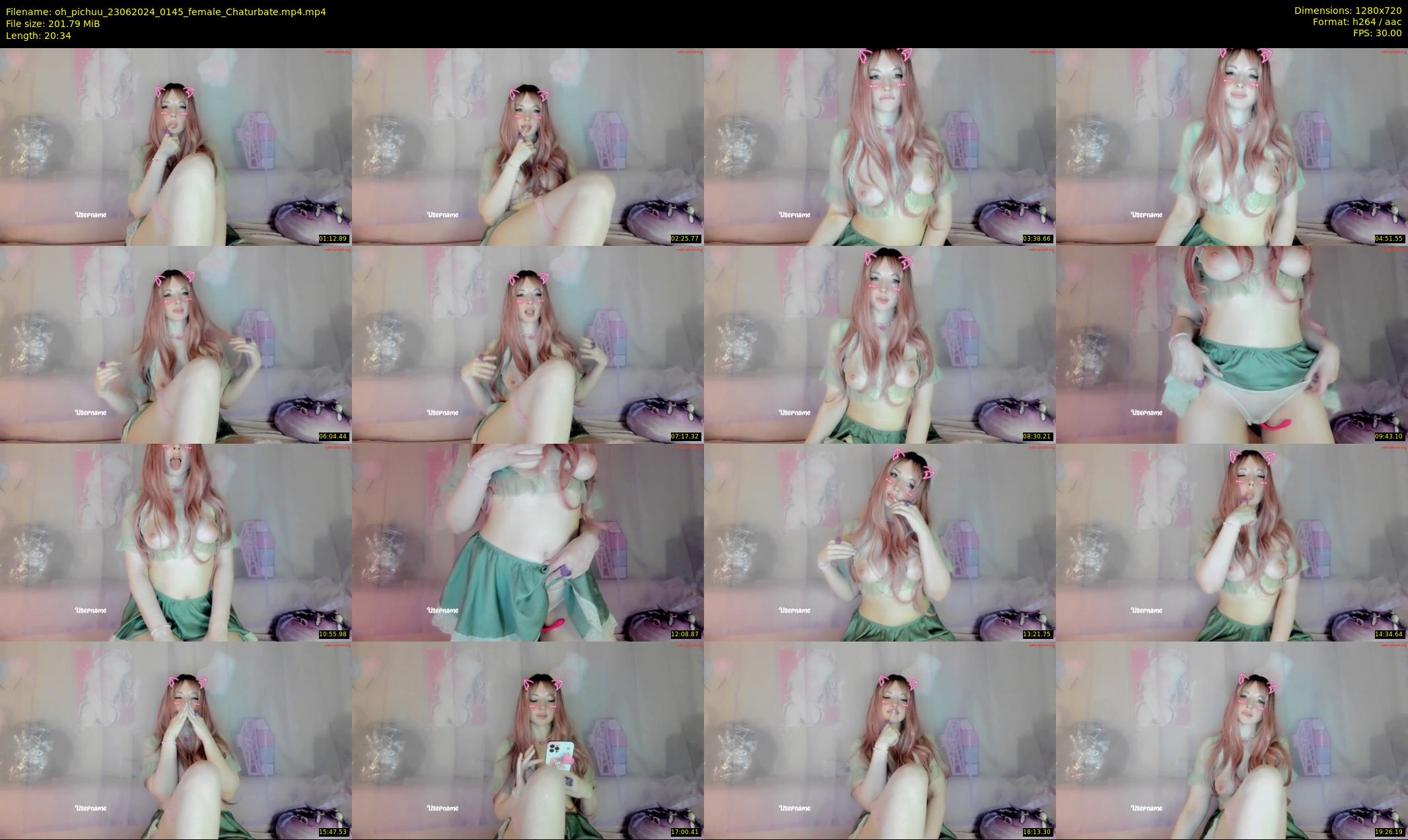 oh_pichuu — 21 minute Chaturbate female cam show recording, 720p, Jun 23, 2024