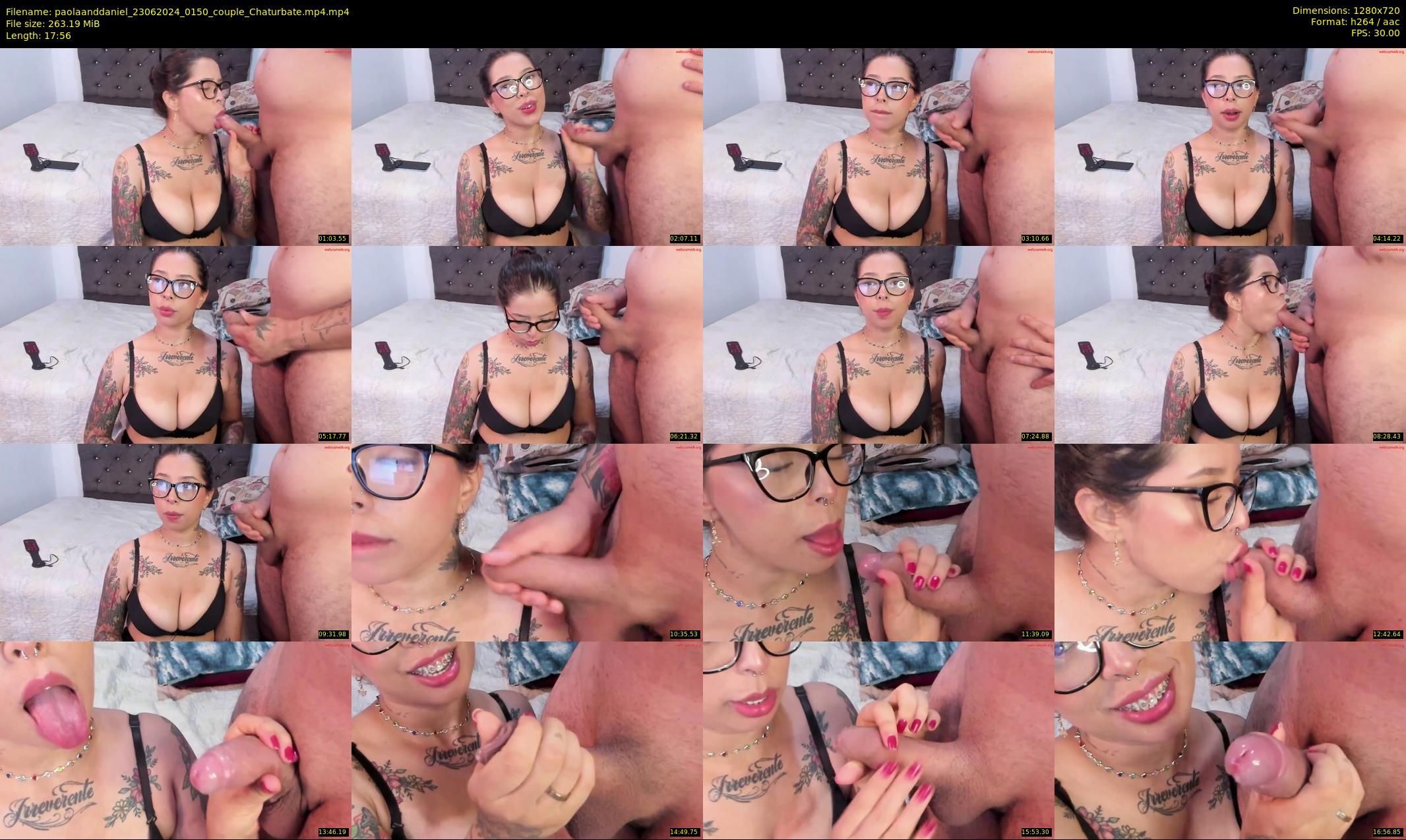 paolaanddaniel — 18 minute Chaturbate couple cam show recording, 720p, Jun 23, 2024
