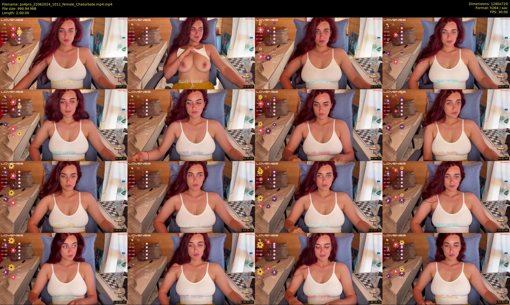 ps4pro — 120 minute Chaturbate female cam show recording, 720p, Jun 22, 2024