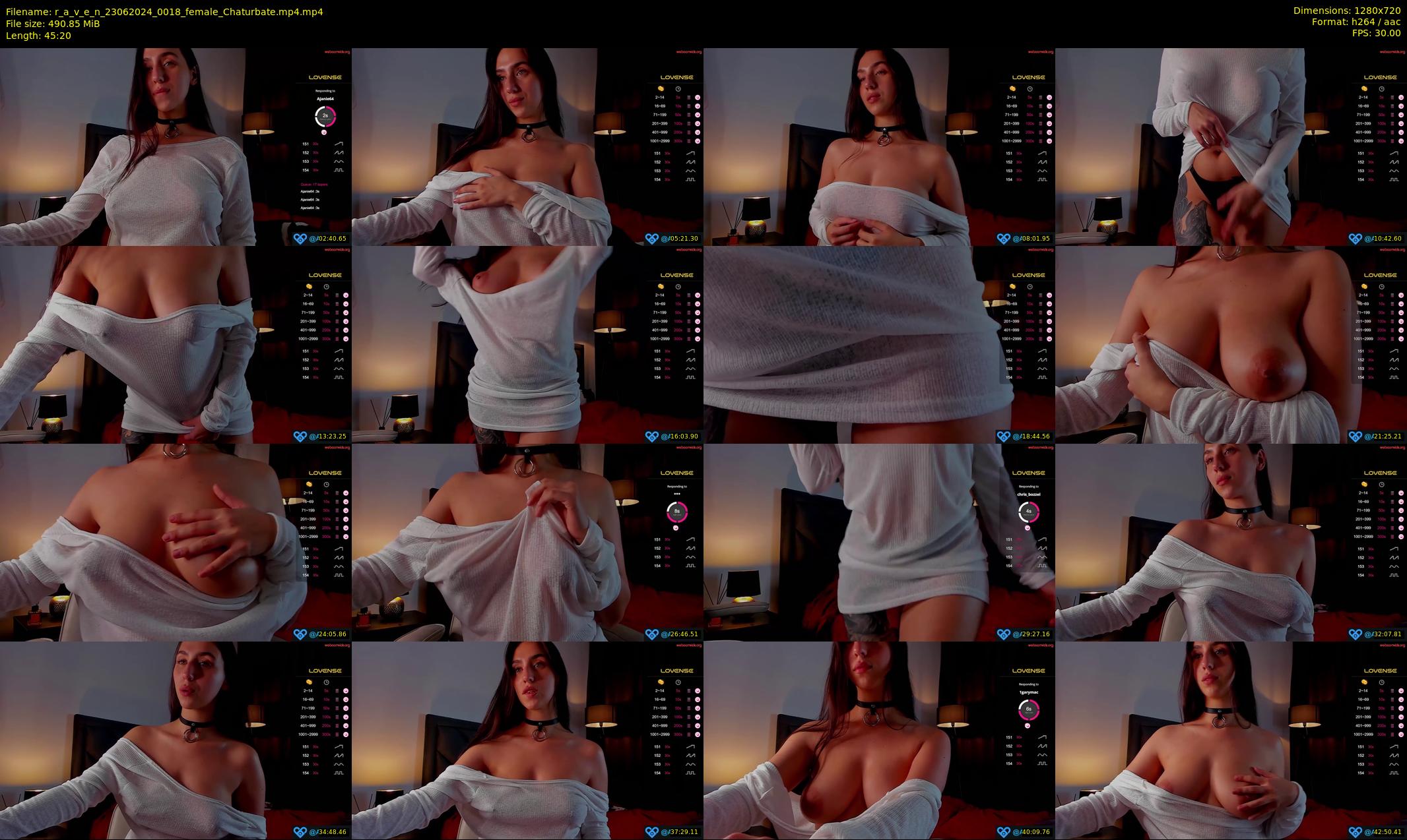 r_a_v_e_n — 46 minute Chaturbate female cam show recording, 720p, Jun 23, 2024