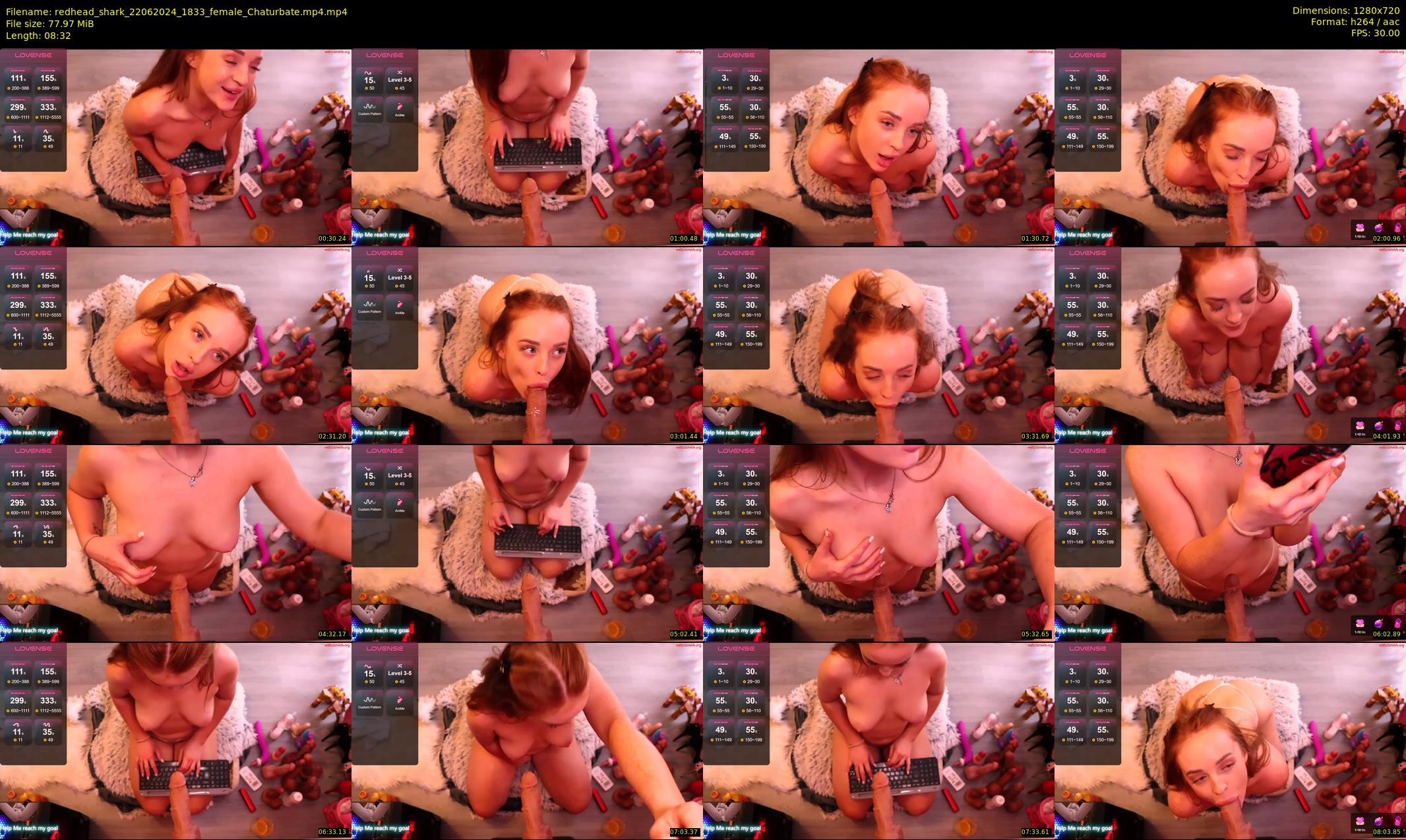 redhead_shark — 9 minute Chaturbate female cam show recording, 720p, Jun 22, 2024