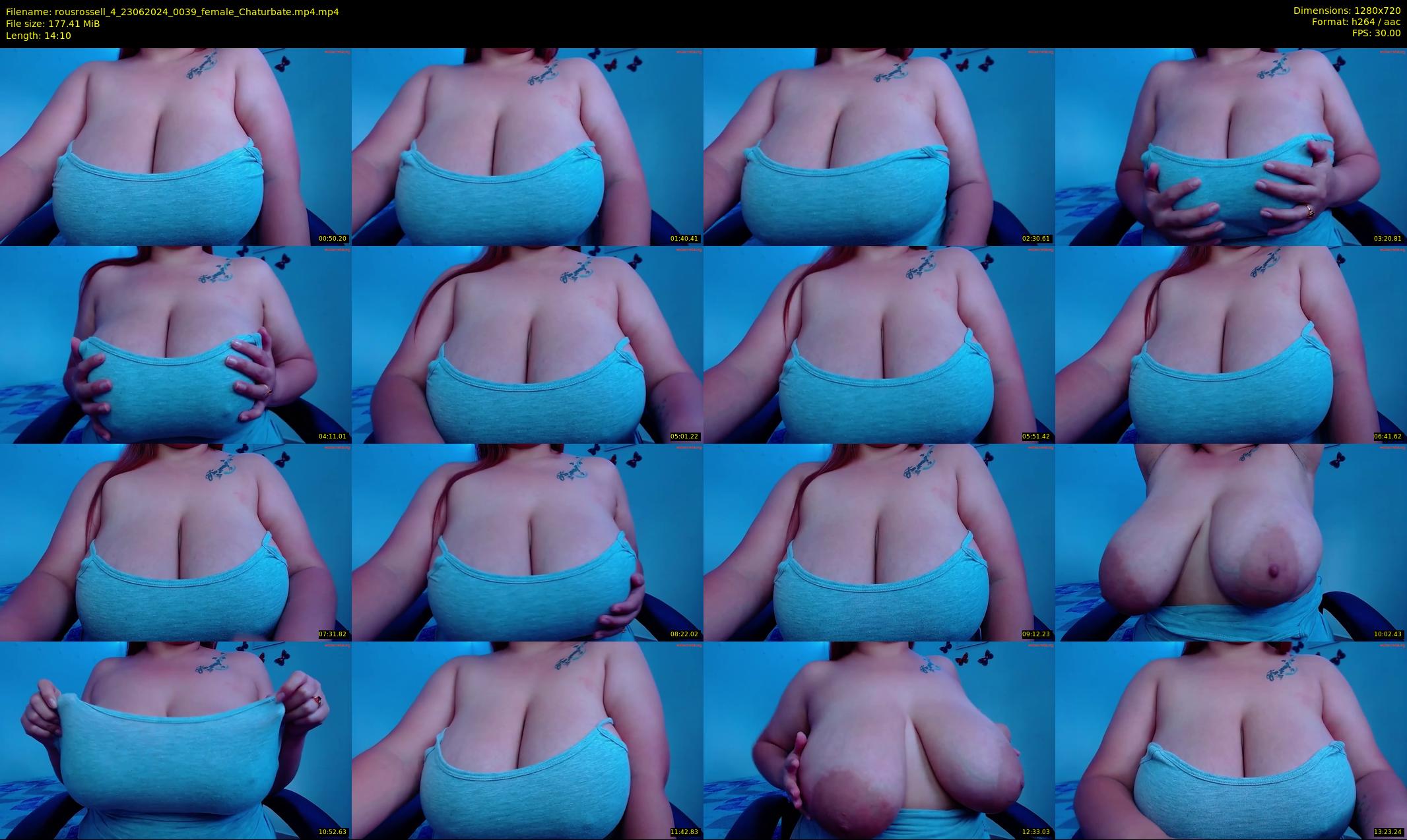 rousrossell_4 — 15 minute Chaturbate female cam show recording, 720p, Jun 23, 2024